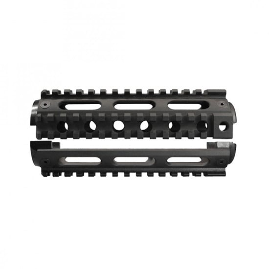 Yankee Hill Machine 2-Piece Handguard Quad Rail Colt AR-15 Carbine Length Aluminum Matte