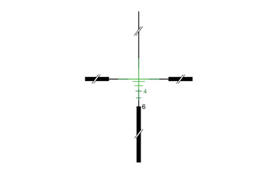 Trijicon 4x32 Acog Rifle Scope Matte, .223 Green Crosshair, 3.25 MOA Red Dot RMR