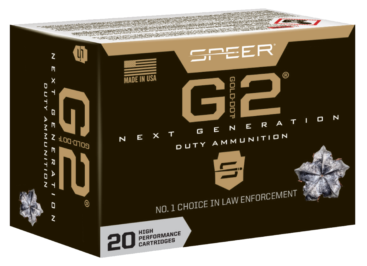 Speer Gold Dot G2 Ammunition 45 ACP +P 230 Grain Jacketed Hollow Point 20RD