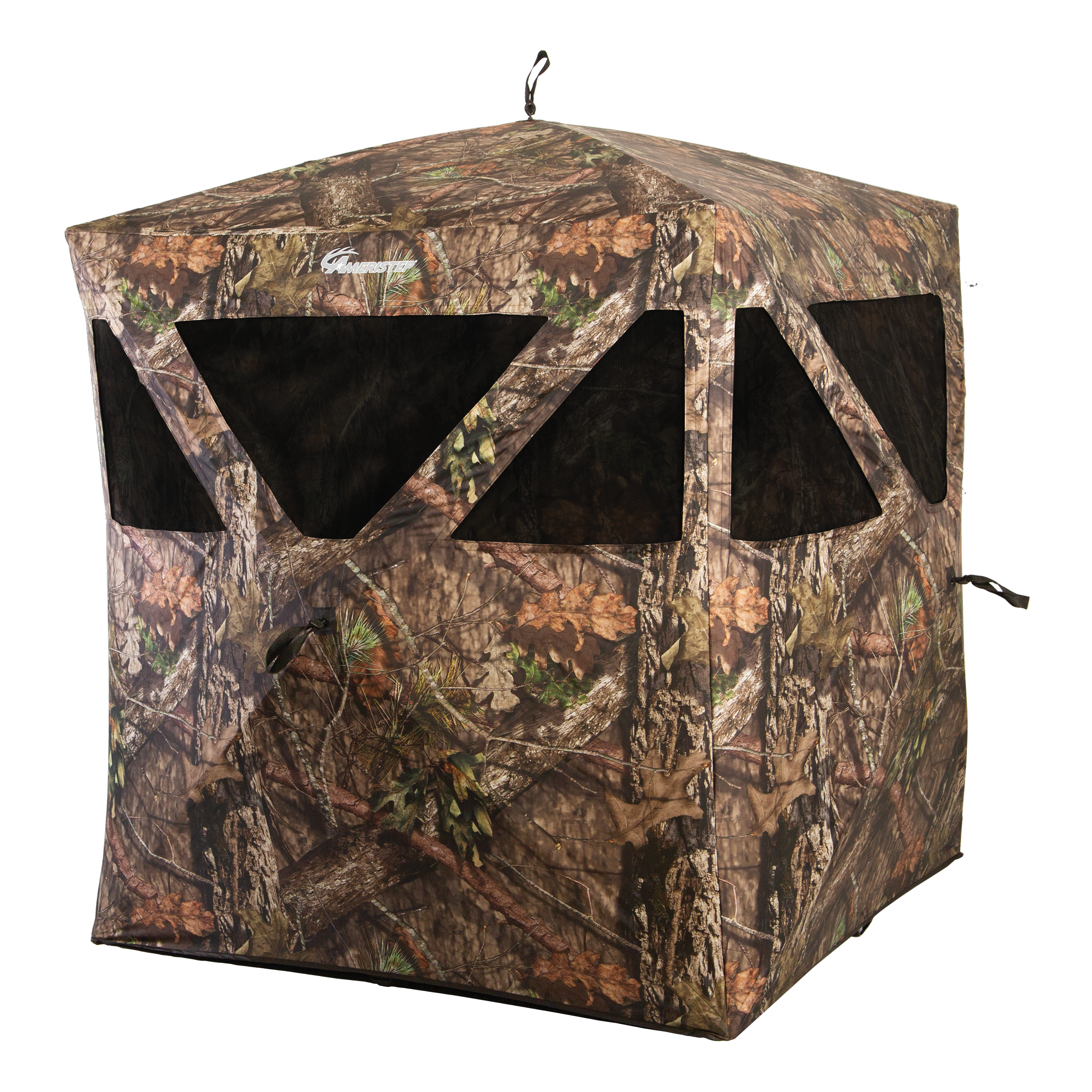 Ameristep AMSAMEBL3031 Care Taker Run & Gun Ground Blind Hub-Style Mossy Oak Break-Up Country 300 Durashell Plus 65" High 49.50" Long