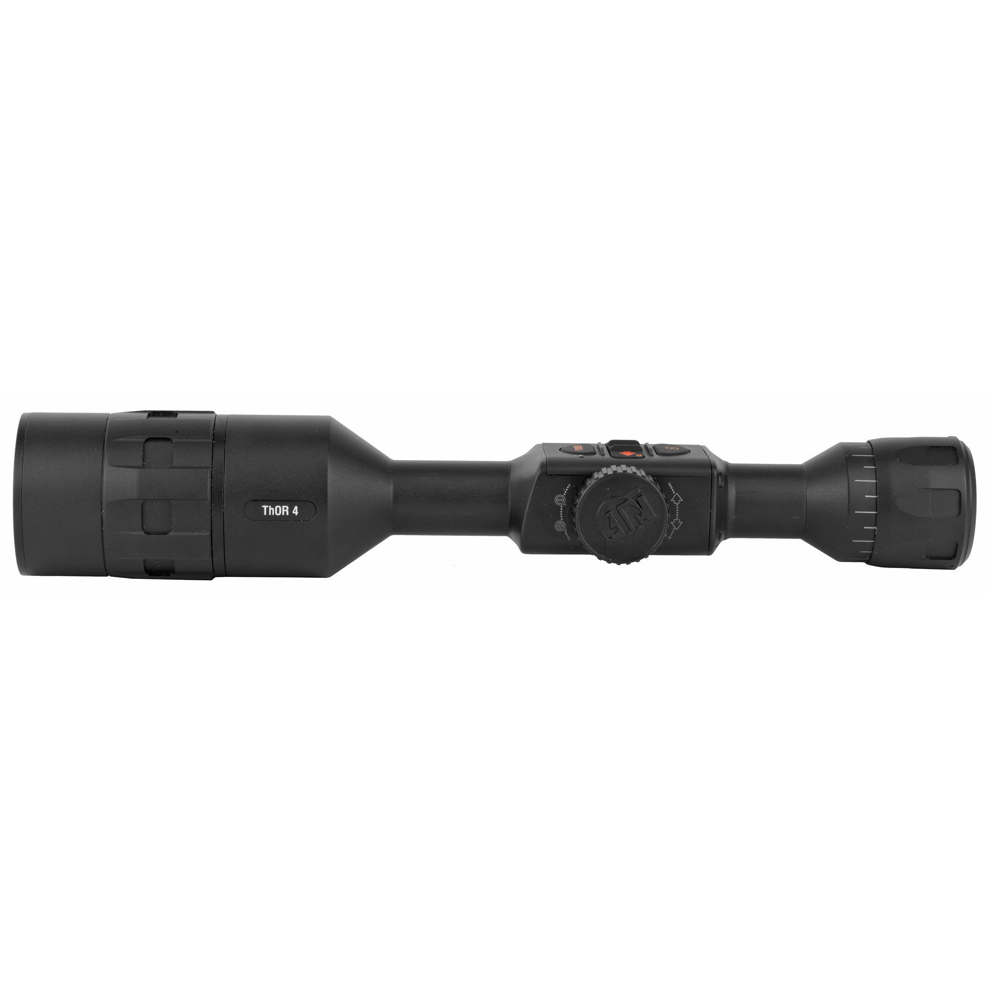 ATN TIWST4644A Thor 4 640 Thermal Rifle Scope Black Anodized 4-40x Multi Reticle 640x480 Resolution Features Rangefinder