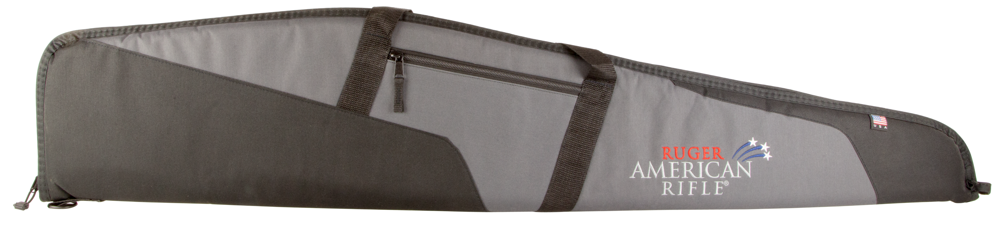 Ruger 27433 American Rifle Case46" Gray Endura with Black Panel, Foam Padding & Accessory Pocket