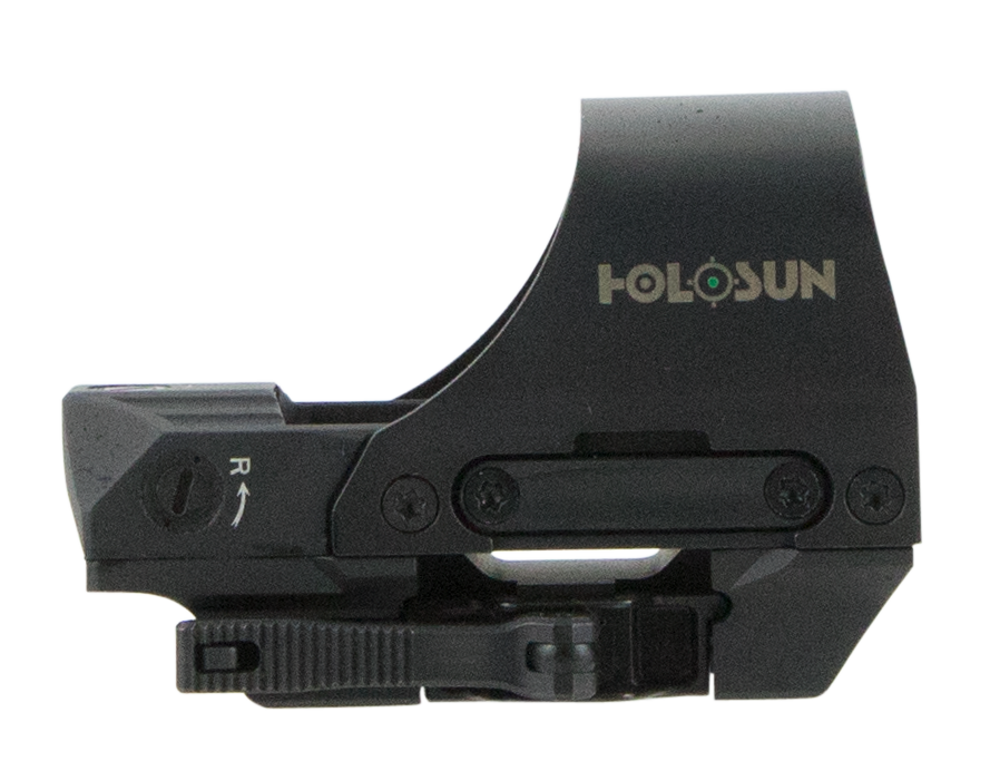 Holosun HE510C-GR Elite Reflex Sight 1x Selectable Green Reticle Picatinny-Style Quick-Release Mount Solar/Battery Powered Matte Black