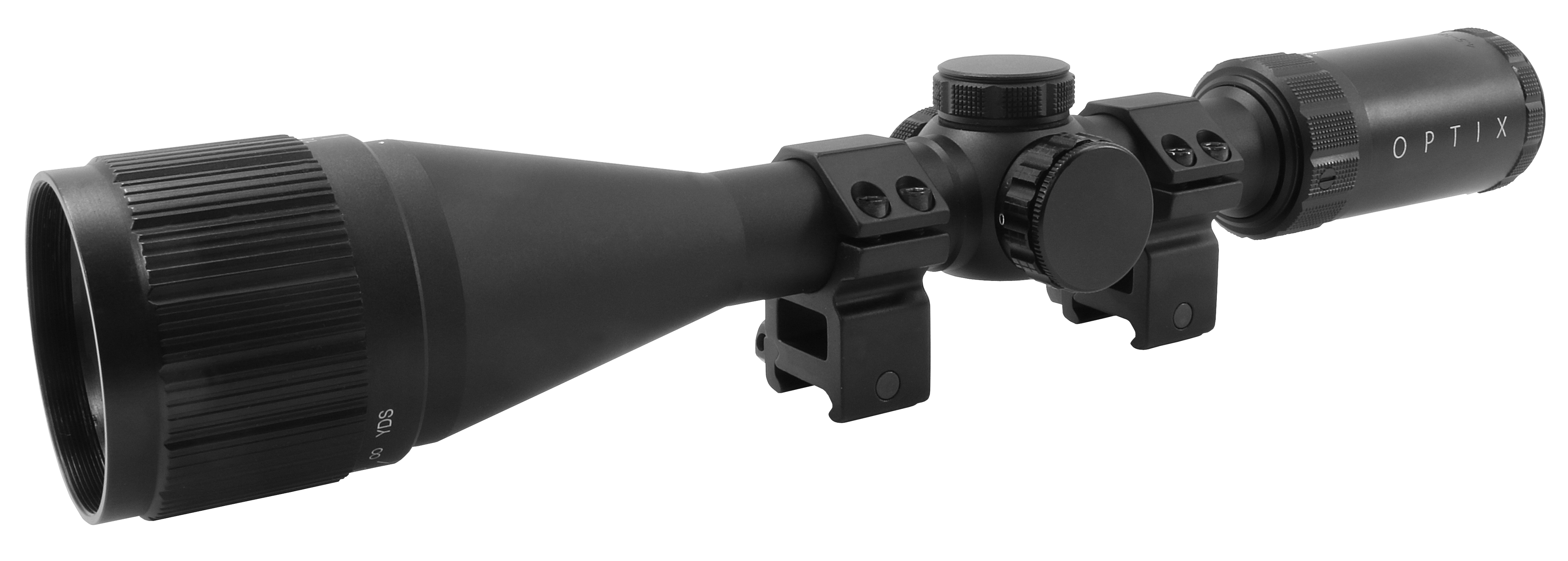BSA HS4518X44A Optix Hunting Series 4.5-18x 44mm AO Obj Black Finish Illuminated BDC-8