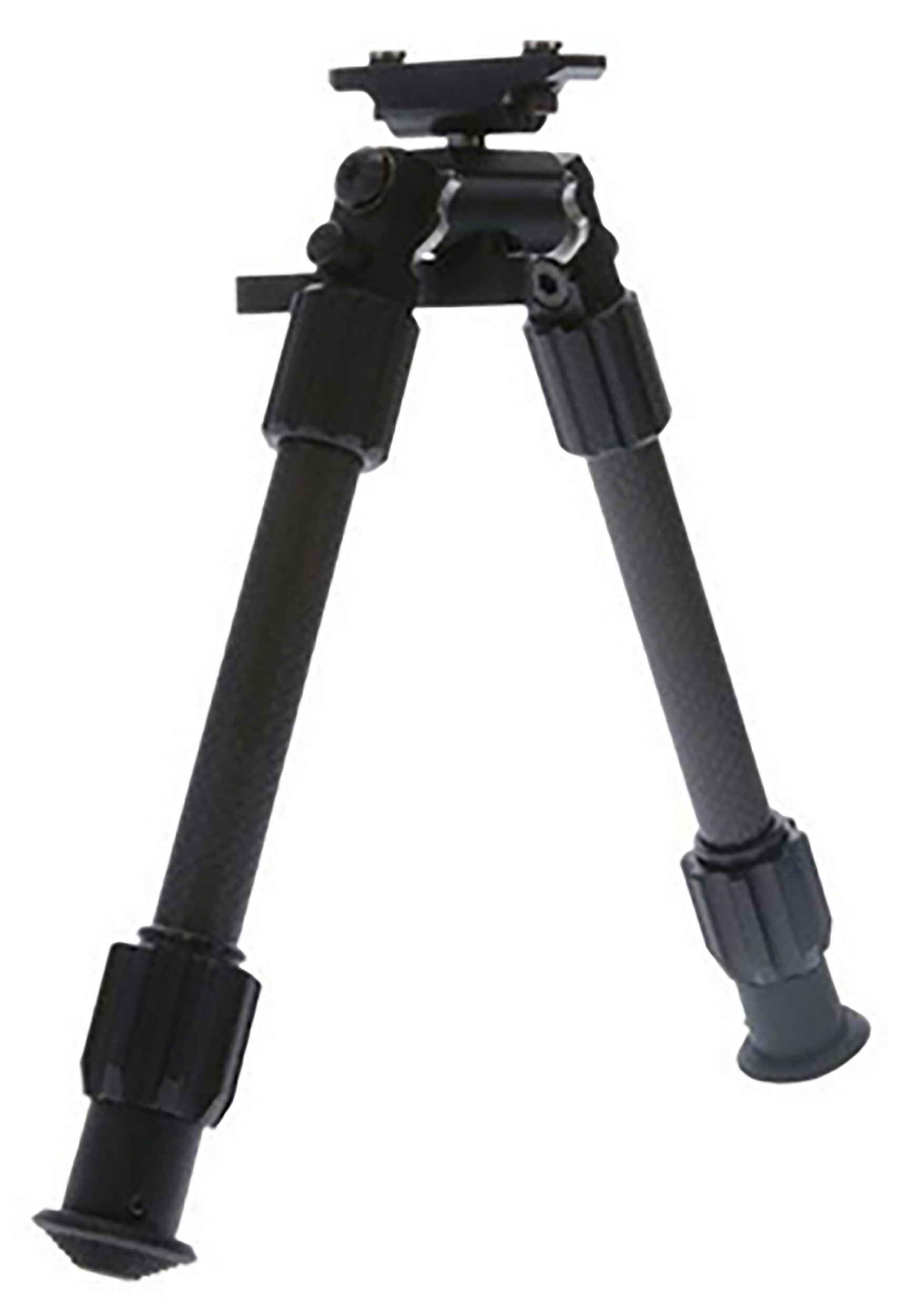 TruGlo TGTG8905S TacPodCarbon PRO Bipod made of Black Carbon Fiber& Aluminum with Rubber Feet, M-LOK & KeyMod Attachments, 6-9" Vertical Adjustment