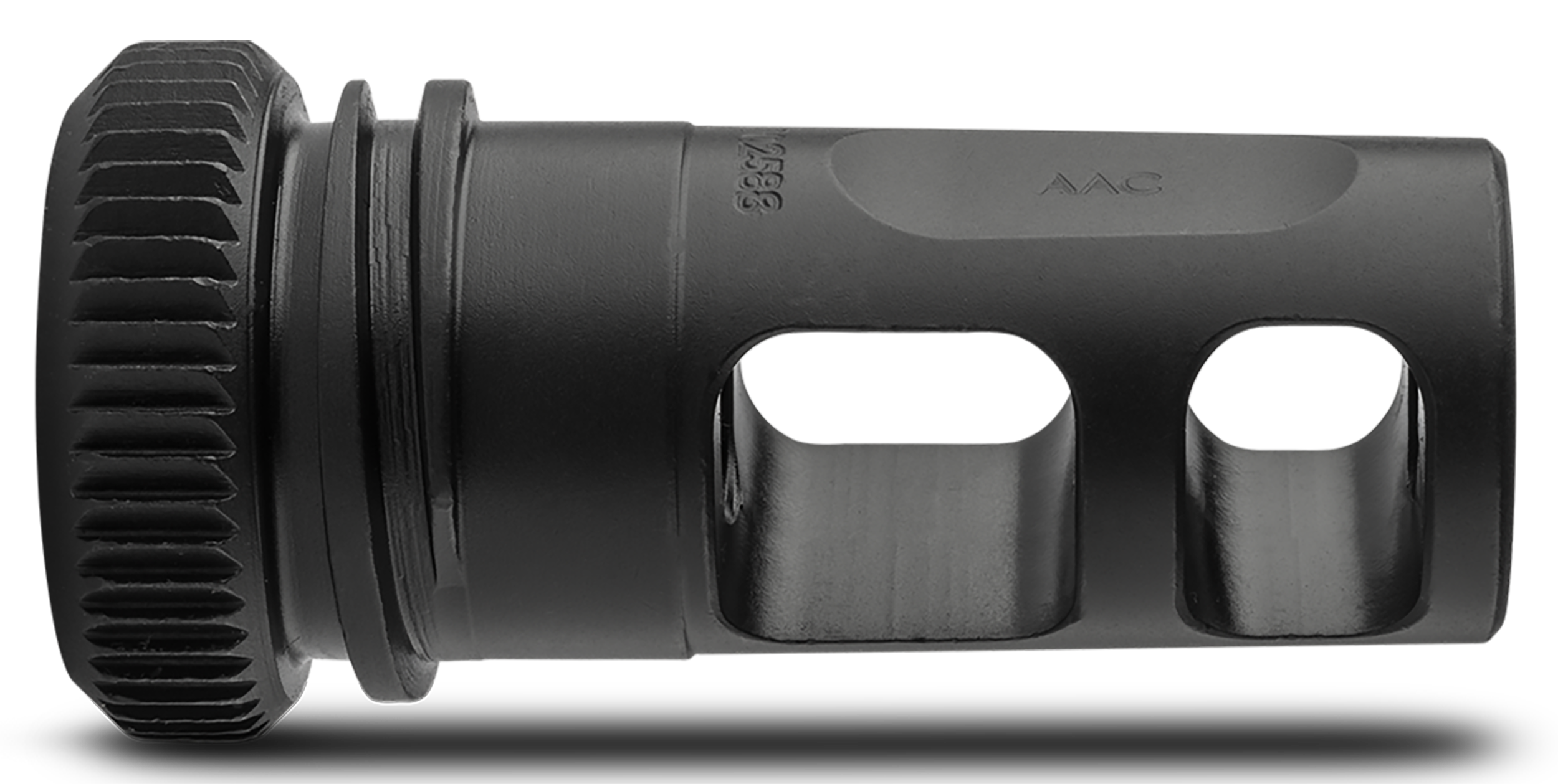 ADVANCED ARMAMENT COMPANY 64132 Blackout Muzzle Brake 22 Cal 1/2"-28 tpi, Black Steel, for AAC 51T Suppressors