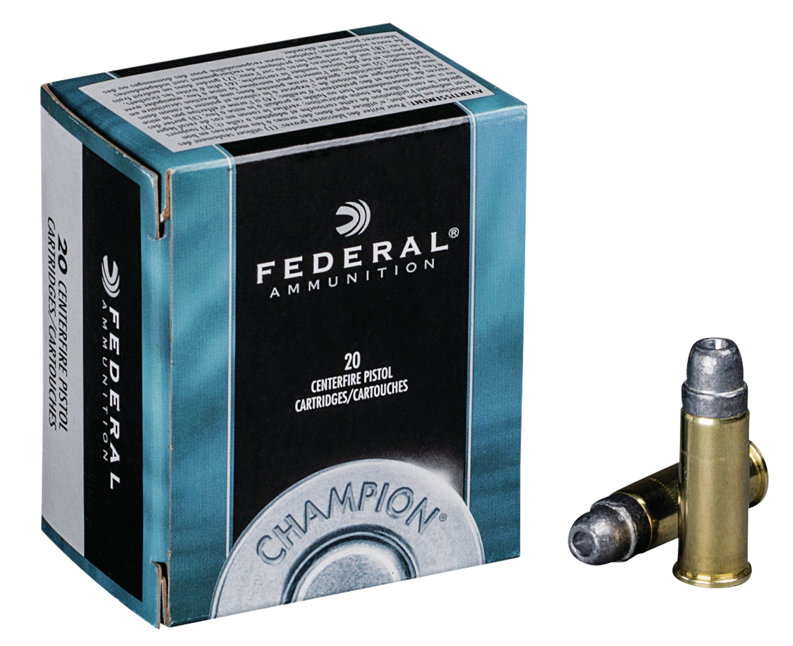 Federal C44SA Champion Training Training 44 S&W Spl 200 gr Semi-Wadcutter Hollow Point (SWCHP) 20rd Bx
