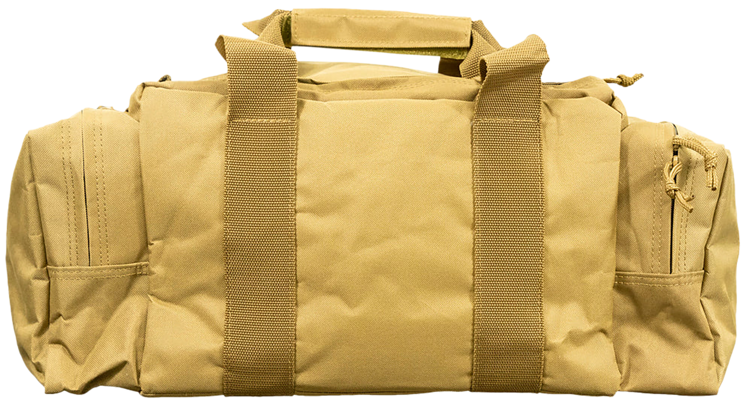 Bob Allen 79015 Max-Ops Tactical Range Bag Water Resistant Coated Tan Polyester with Storage Pockets, Foam Padding & Webbing Carry Handles 20" x 10" x 9" Interior Dimensions