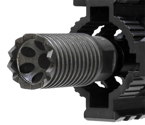 Troy Ind SBRACLM06BT00 Claymore Muzzle Brake Black Steel with 5/8"-24 tpi Threads & 2.25" OAL for 308 Win AR-Platform
