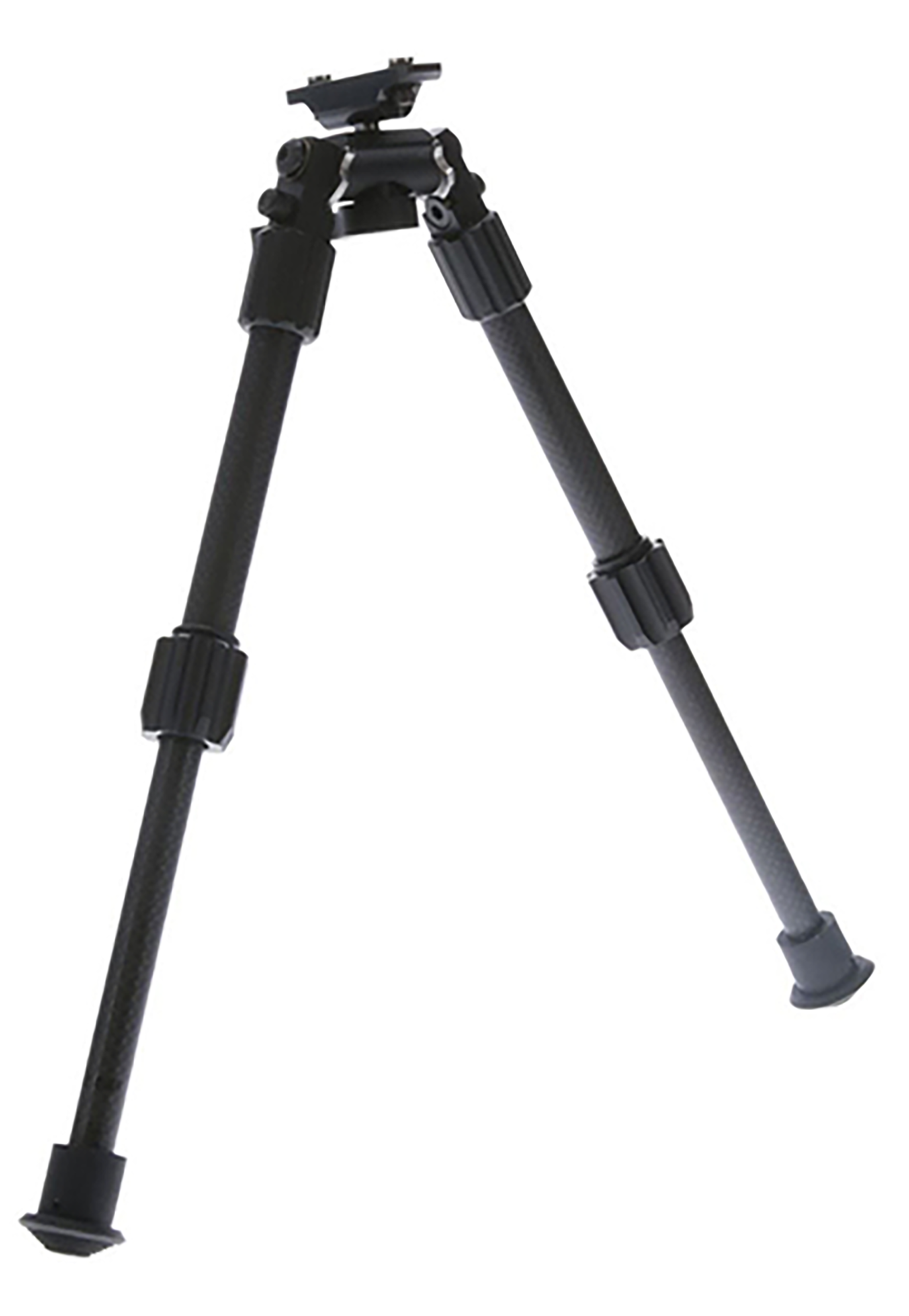 TruGlo TGTG8905L TacPodCarbon PRO Bipod made of Black Carbon Fiber& Aluminum with Rubber Feet, M-LOK & KeyMod Attachments, 9-13" Vertical Adjustment