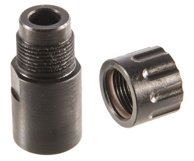 SilencerCo Delta Thread Adapter 1/2"-28 for Walther P22 Steel Matte
