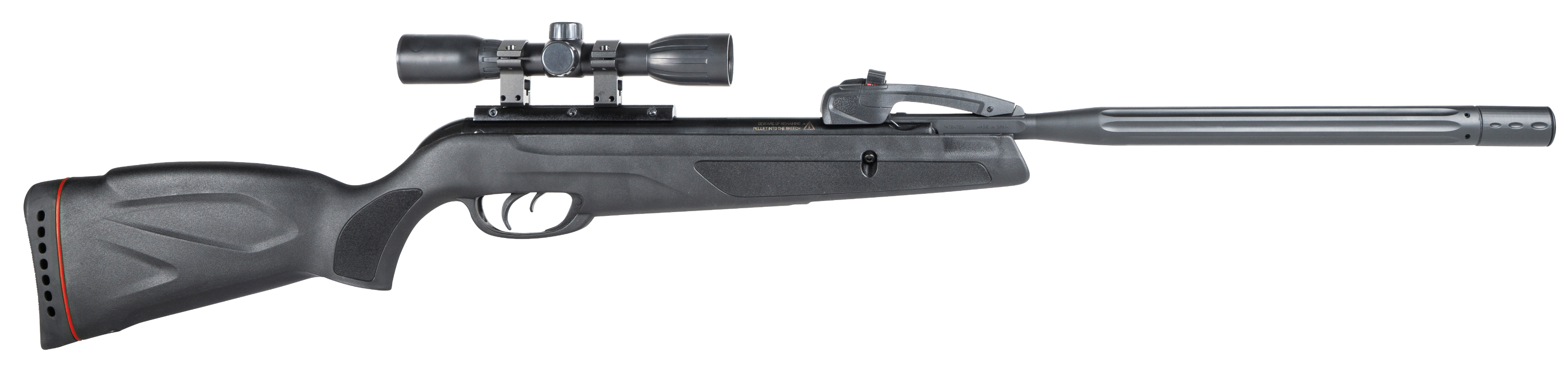 Gamo 6110068754 Swarm Whisper Gas Piston 177 10rd Shot Black Black Receiver Black Fixed All Weather Stock Scope 4x32mm
