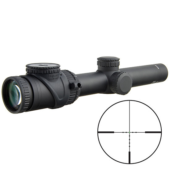 Trijicon 1-6x24 AccuPoint 30mm Rifle Scope Matte, MOA-Dot Crosshair w/ Green Dot