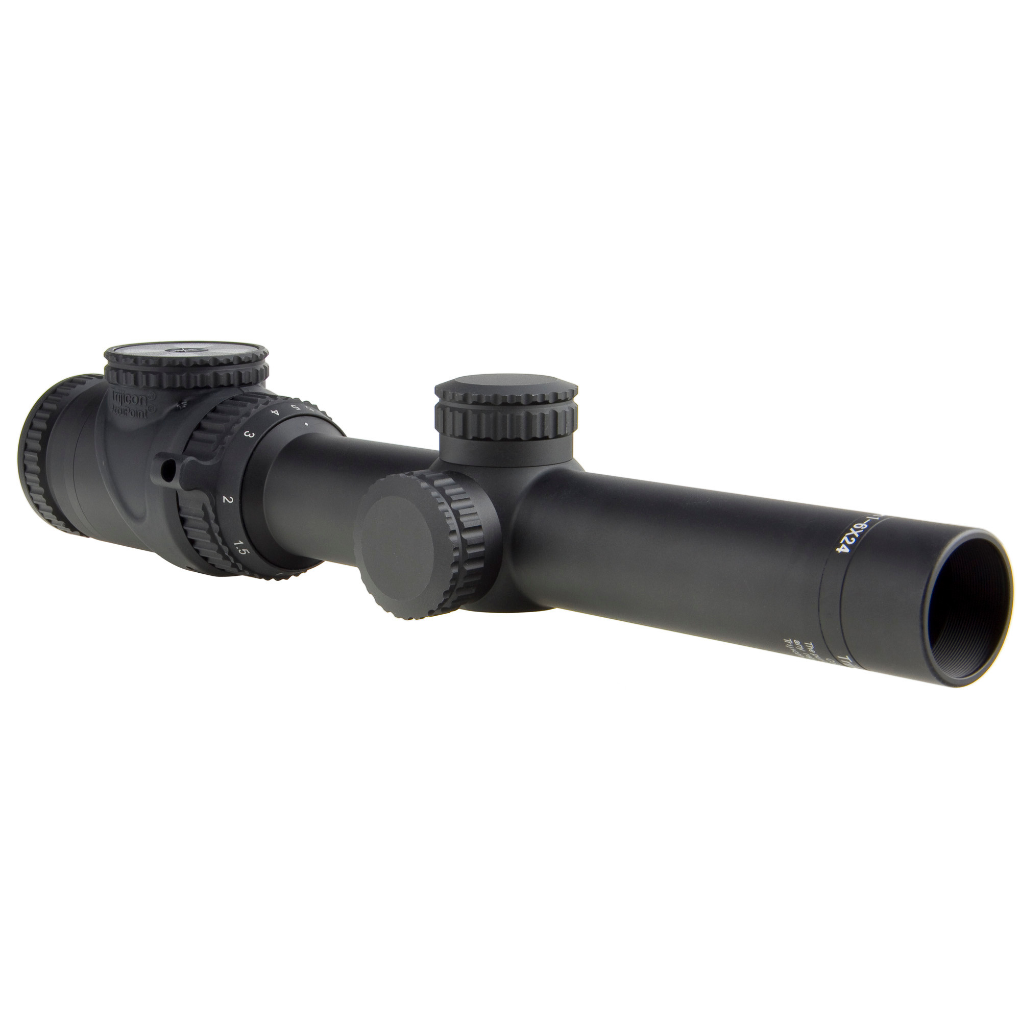 Trijicon 1-6x24 AccuPoint 30mm Rifle Scope Matte, MOA-Dot Crosshair w/ Green Dot