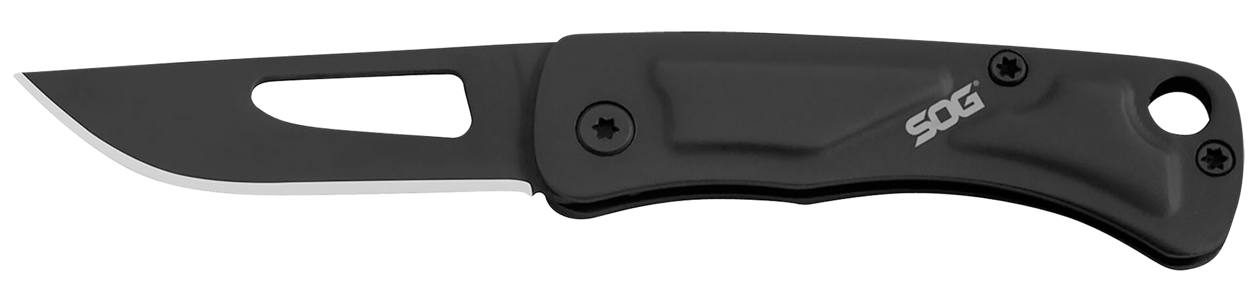 S.O.G SOGCE1002C Centi I 1.40" Folding Straight Back Plain Black Hardcased Stainless Steel Blade/Black Stainless Steel Handle
