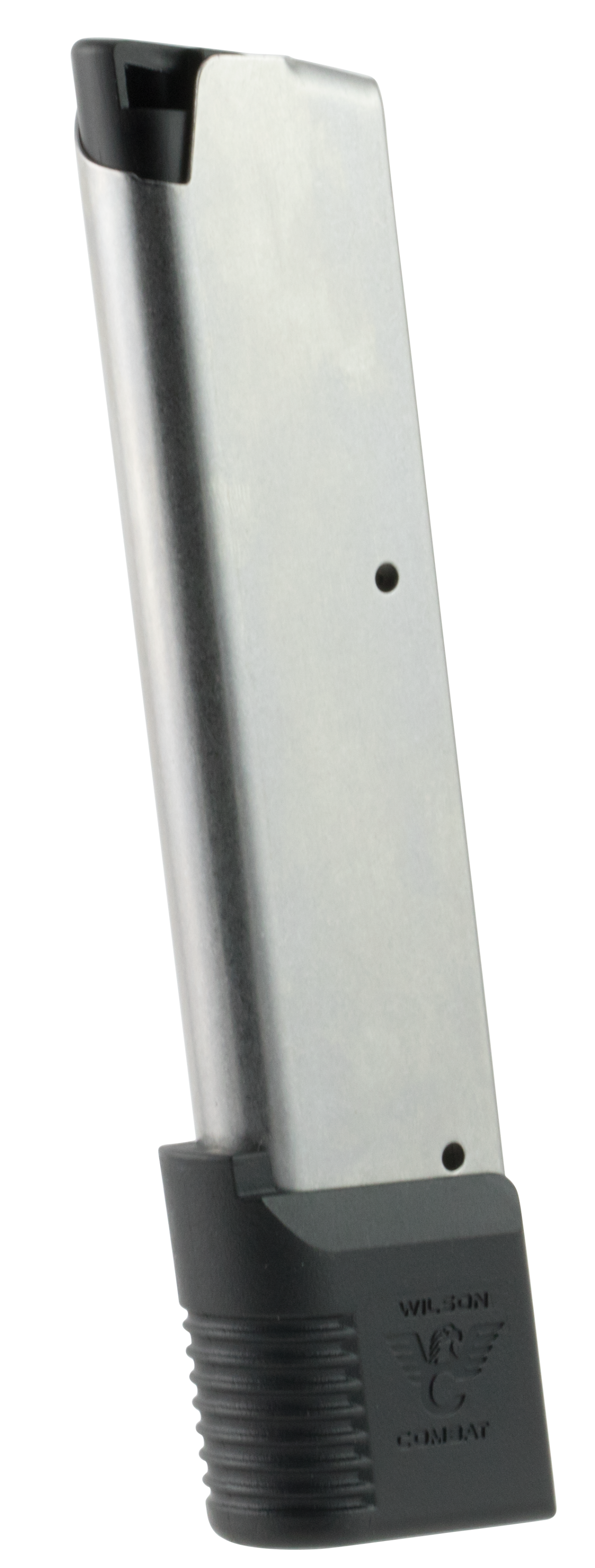 Wilson Combat Magazine 47 Series with Wrap-Around Base Pad 1911 Government, Commander 45 ACP 10-Round Stainless Steel