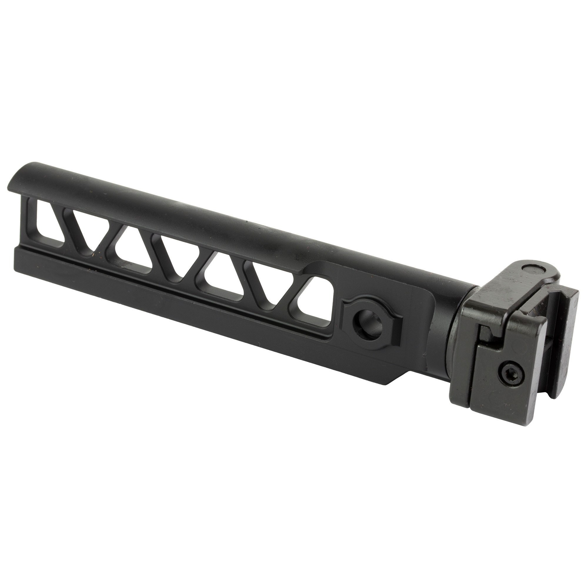 Midwest Industries MIALPHAM4BSF Alpha M4 Beam Black Steel Folding, Fits 1913 Picatinny Rail Adapter, for Mil-Spec Stocks
