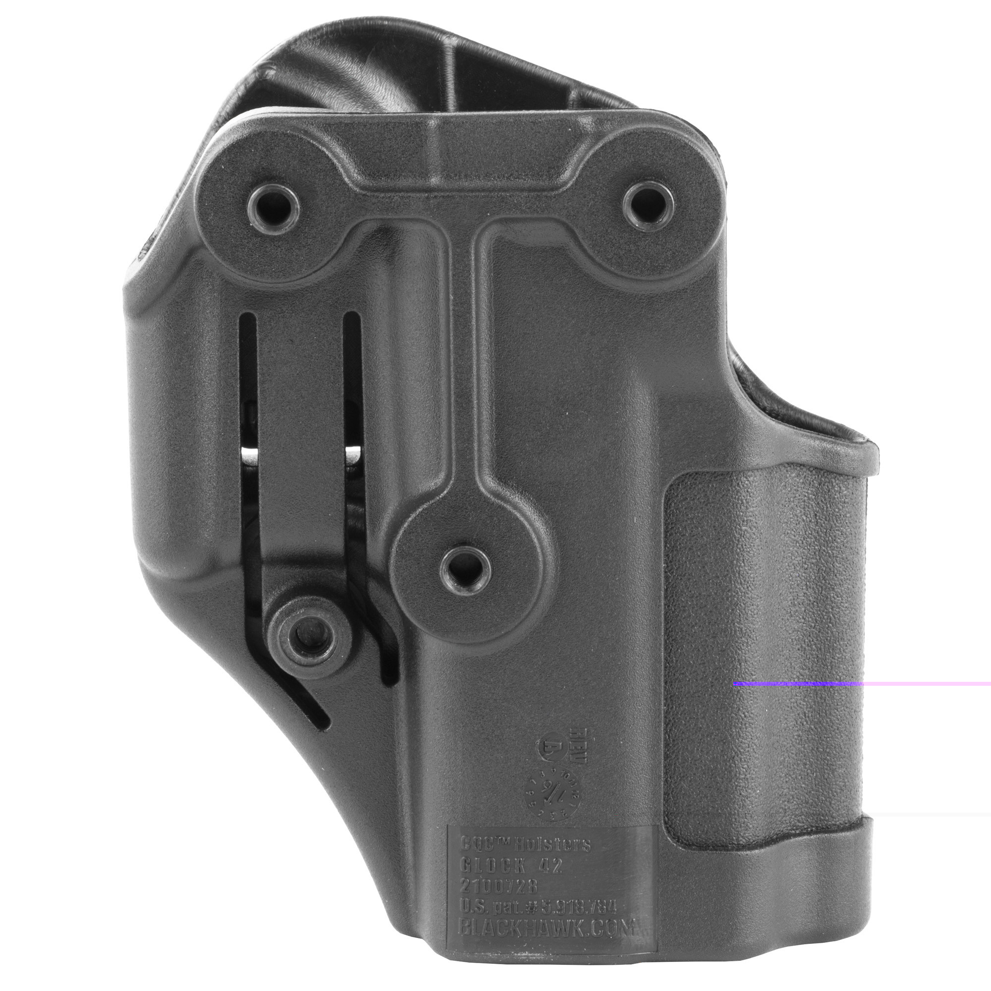 Blackhawk 410567BKL Serpa CQCOWB Matte Black Polymer Belt Loop/Paddle Fits Glock 42 Left Hand