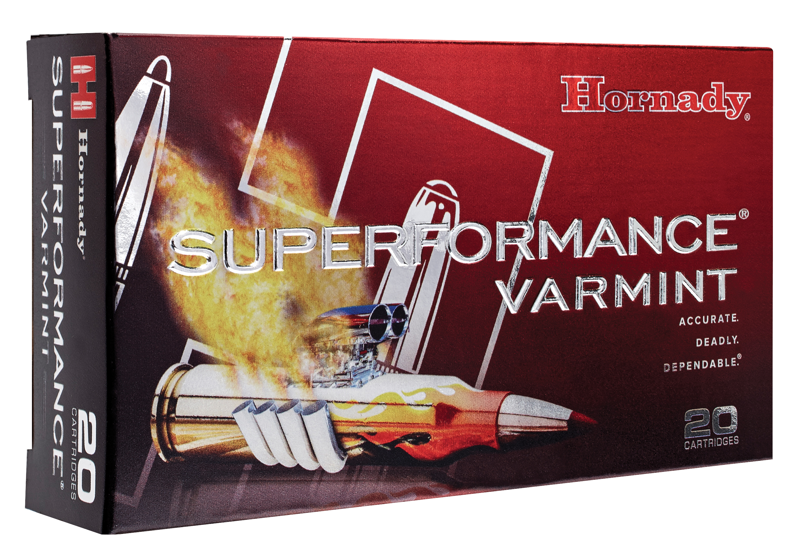 Hornady Superformance Varmint Ammunition 204 Ruger 32 Grain V-MAX 20RD