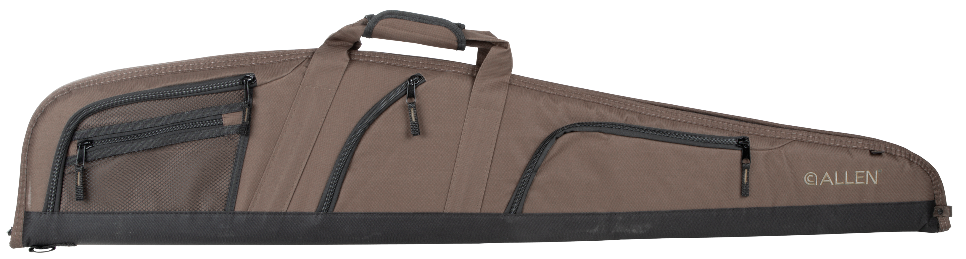 Allen 99546 Daytona Rifle Case 46" Mocha Brown Endura with Black Trim with Accessory Pockets, Adjustable Sling & Easy Clean Lining for Scoped Rifle