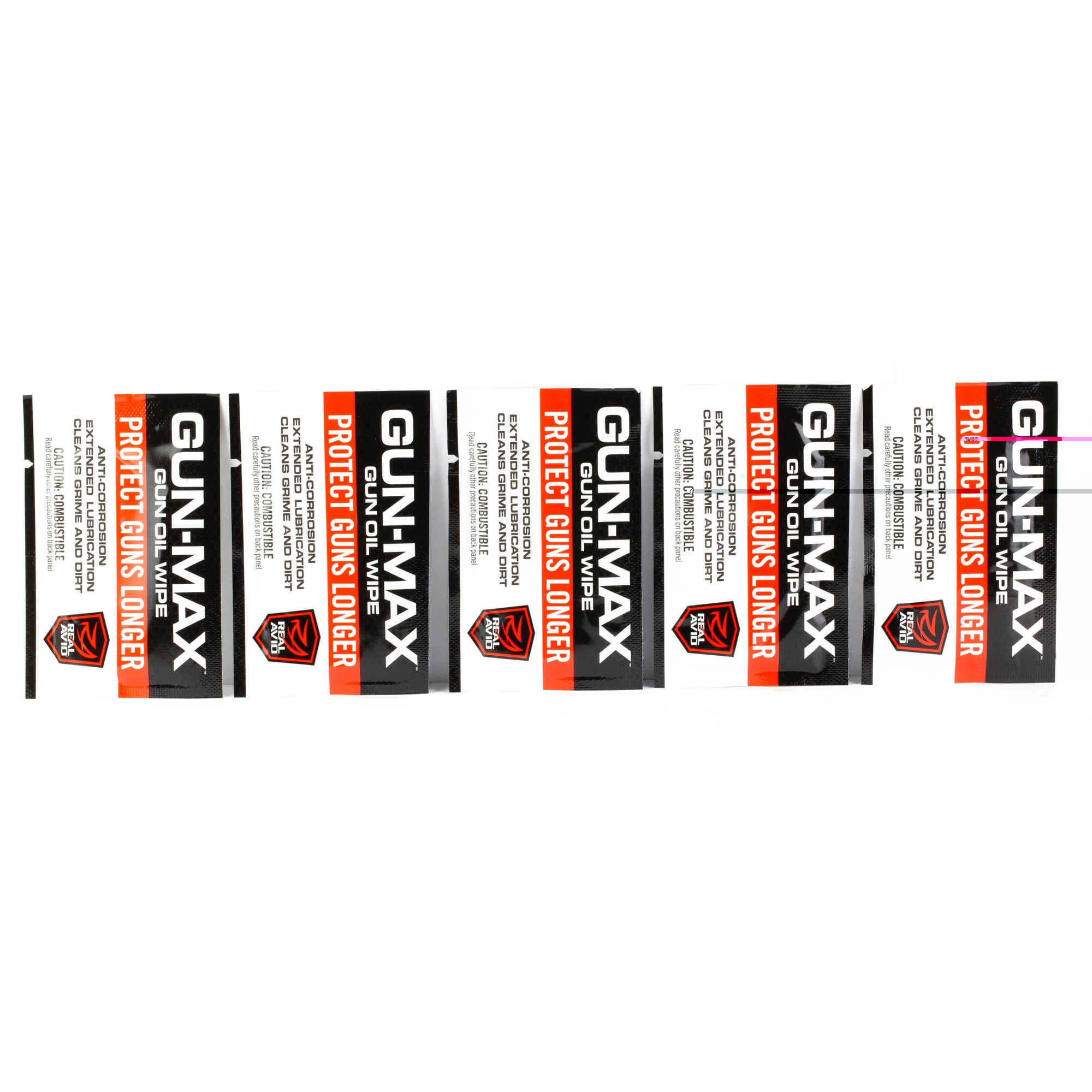 Real Avid AVGMW25 Gun-Max Gun Oil Against Corrosion & Lubricates Wipes 25 Count