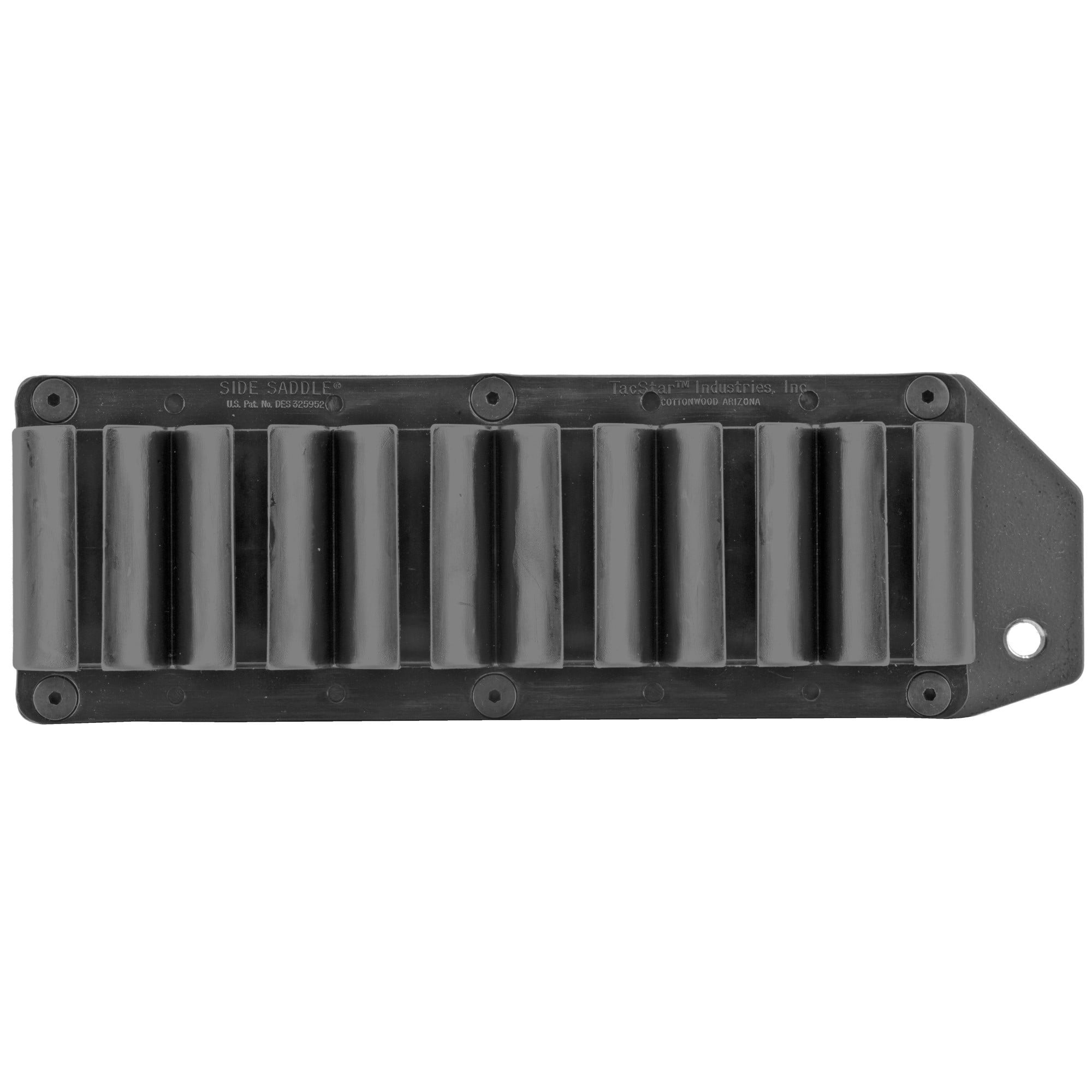 Scattergun Technologies Side Saddle Shotshell Carrier Remington 870, 1100, 1187 12 Gauge 6-Round Polymer Black