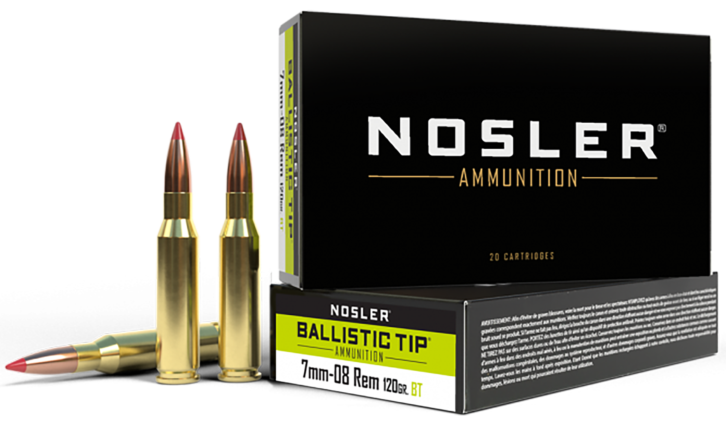Nosler 7mm-08 120gr Bt Hunt 20/200