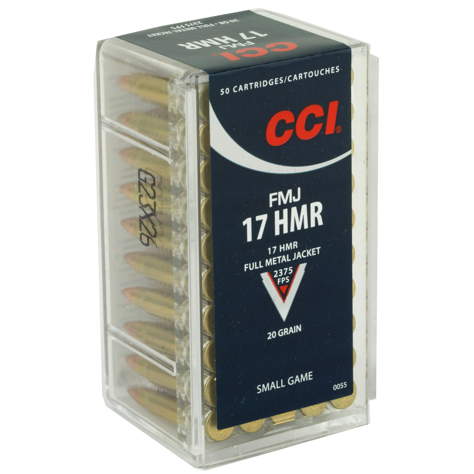 CCI 0055 Gamepoint Rimfire 17 HMR 20 gr FMJ50rd Bx