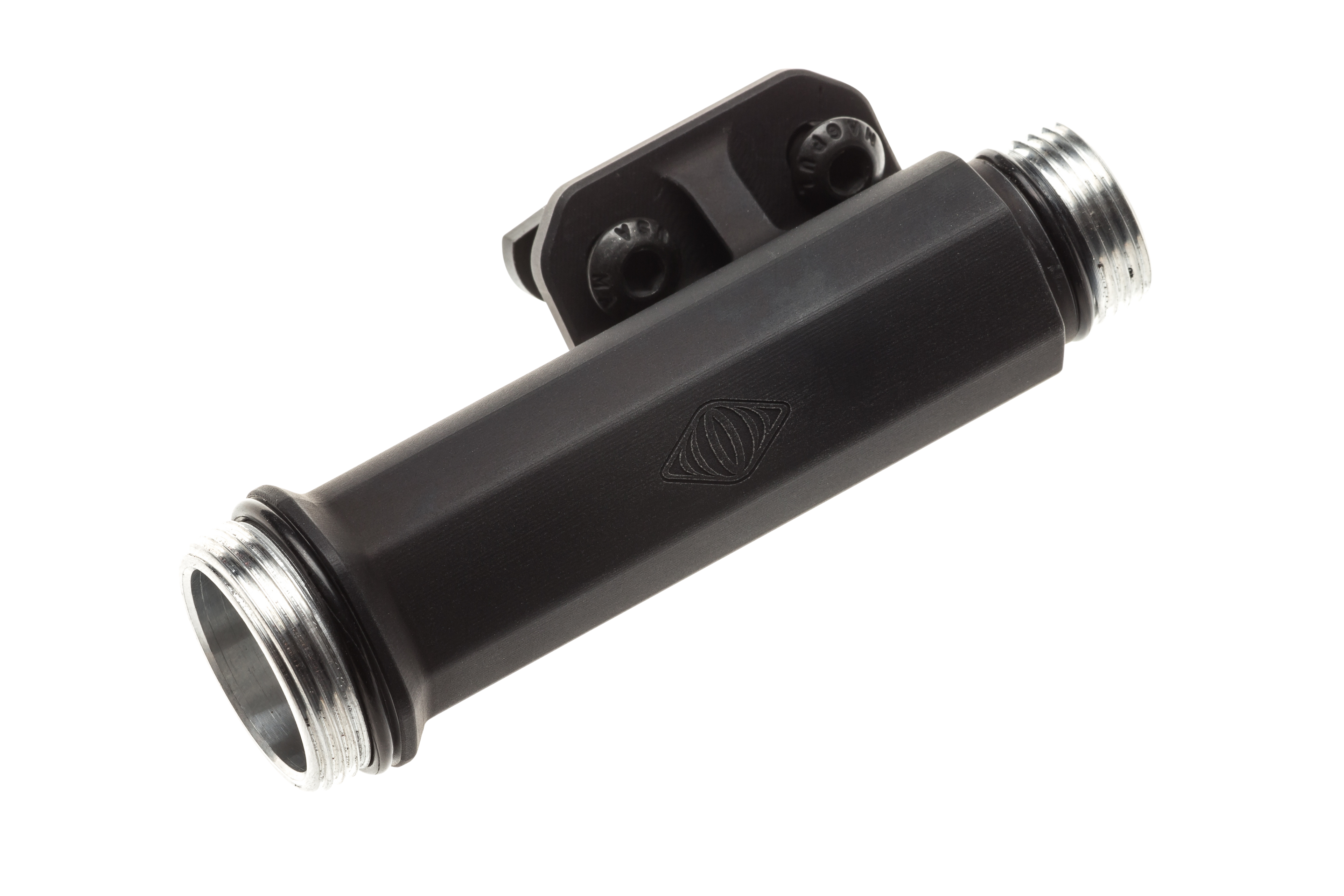 Reptilla,LLC 100046 Torch 6V/18650 M-LOk Black Hardcoat Anodized Left Side