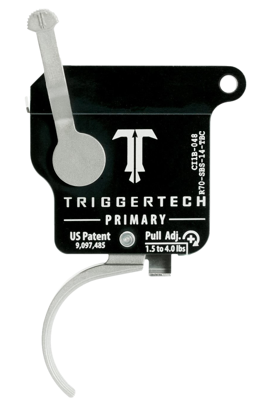 TriggerTech R70SBS14TBC PrimarySingle-Stage Traditional Curved Trigger with 1.50-4 lbs Draw Weight for Remington 700 Right