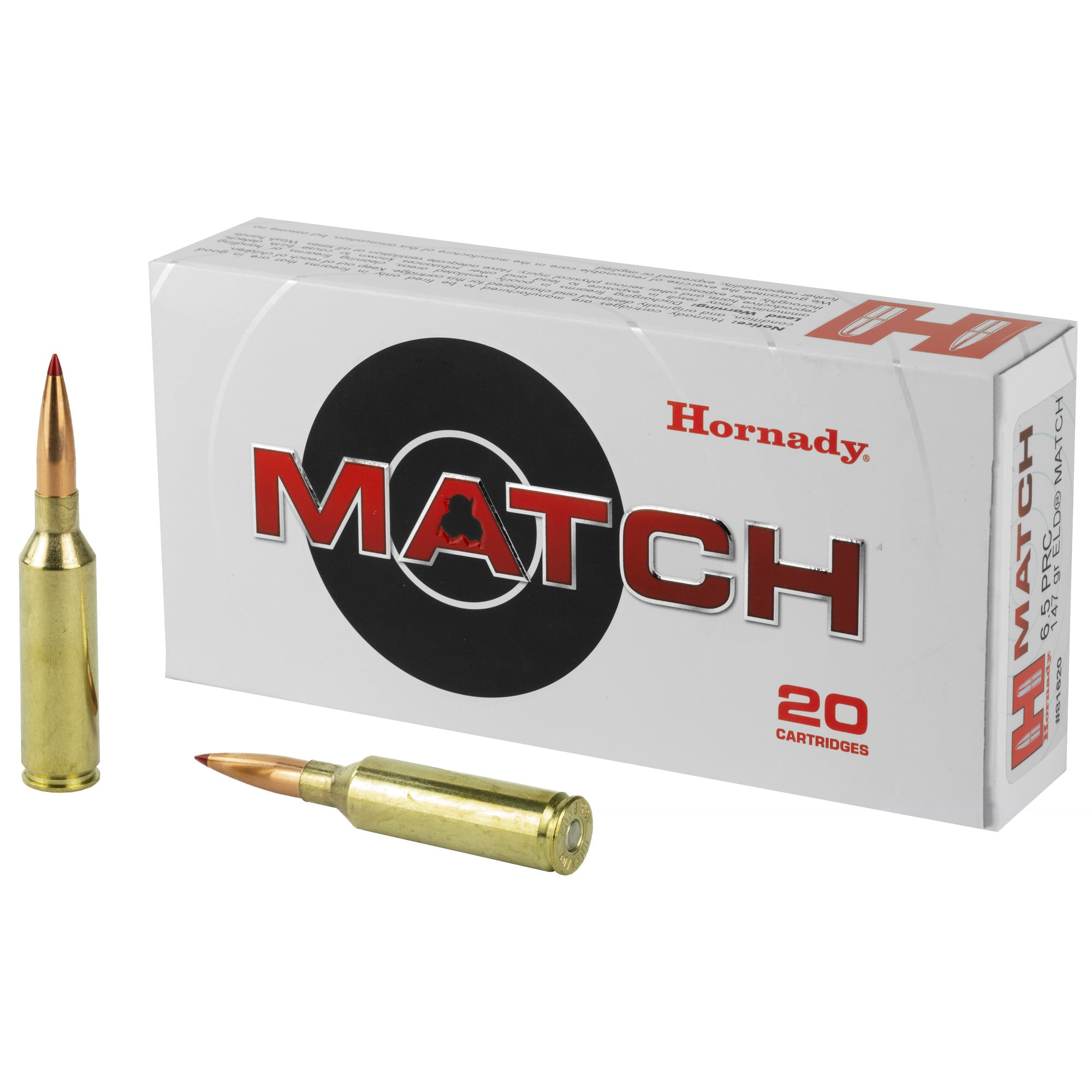 Hornady Match Ammunition 6.5 PRC 147 Grain ELD Match 20RD