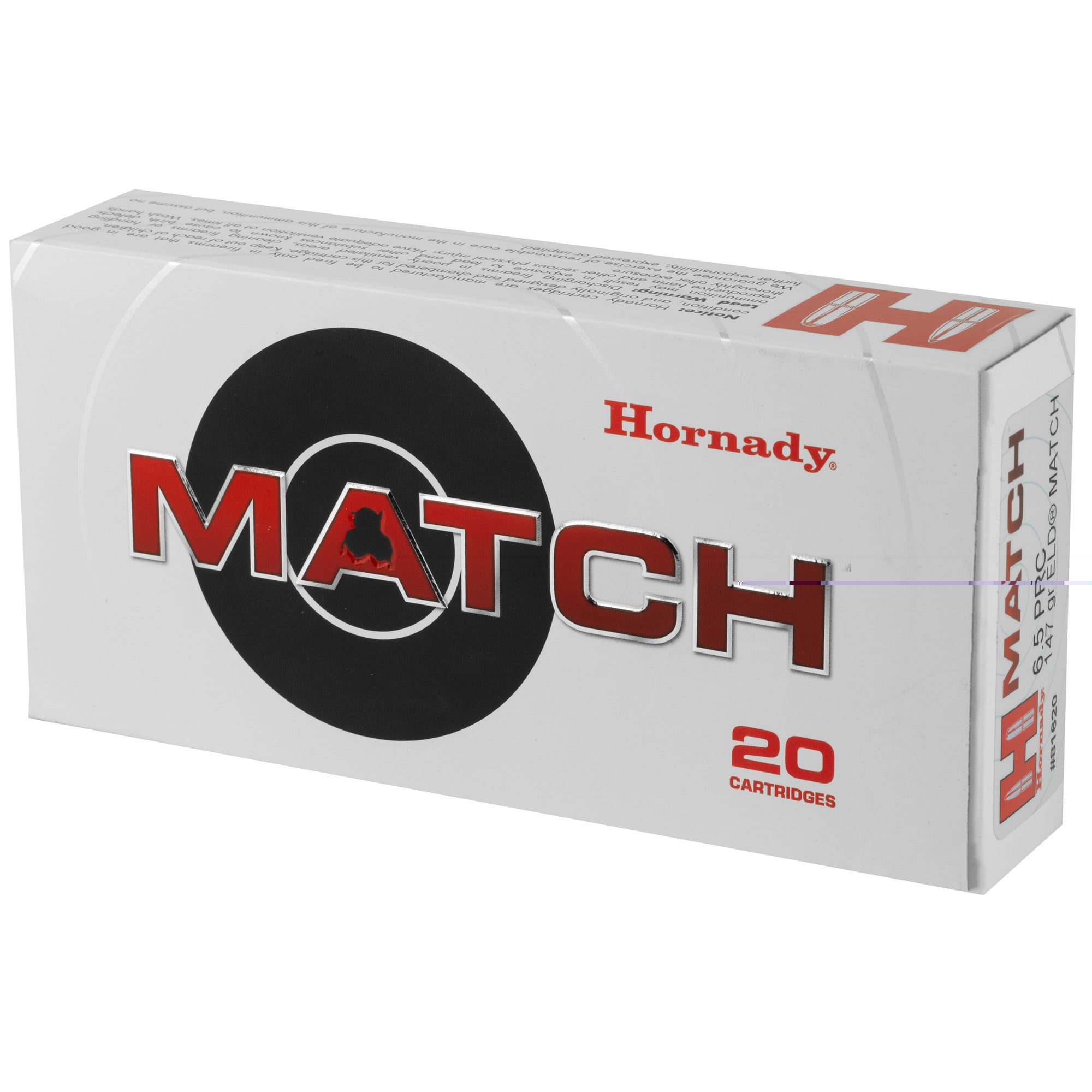 Hornady Match Ammunition 6.5 PRC 147 Grain ELD Match 20RD