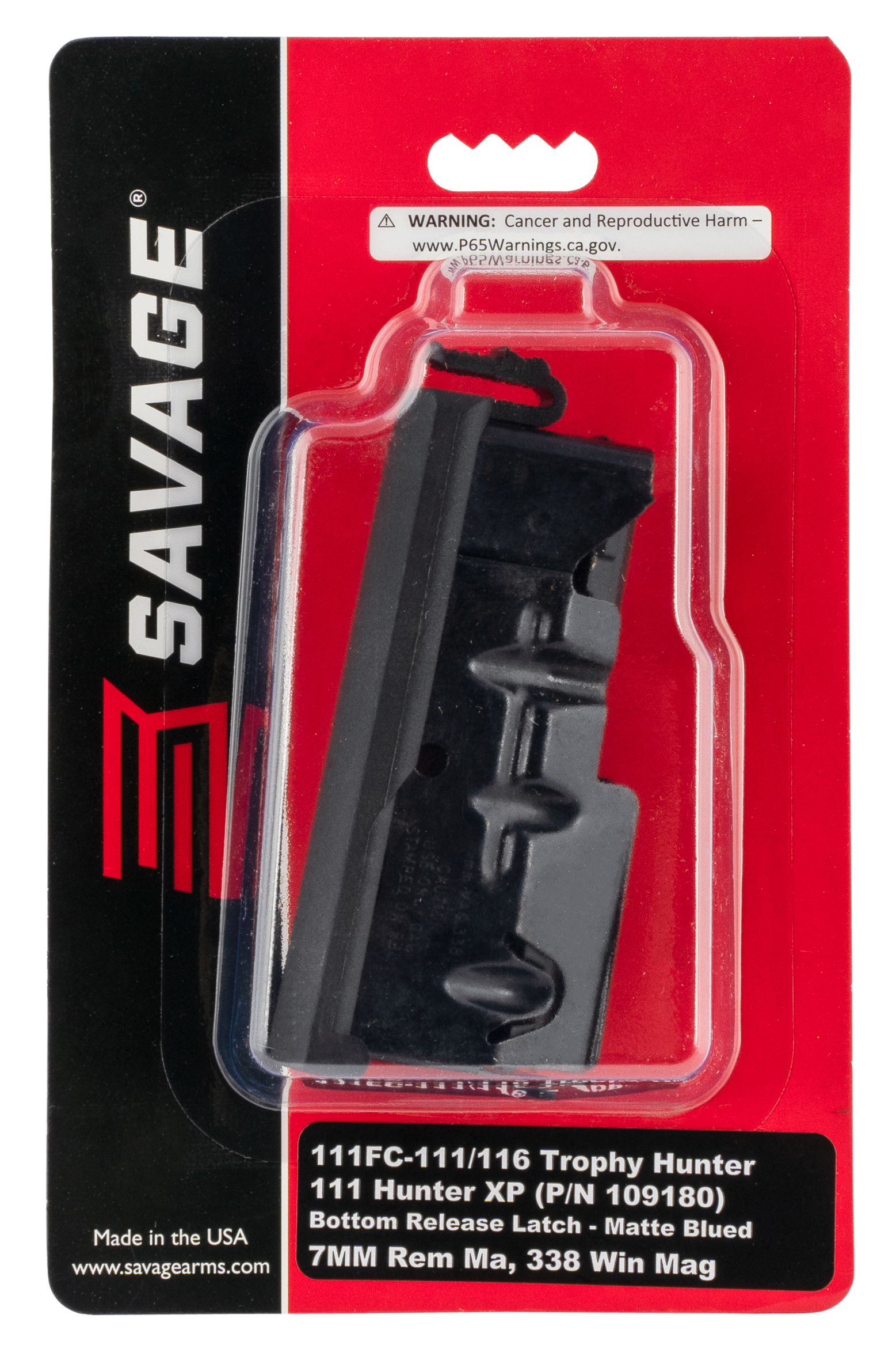 Savage Arms 55253 AxisBlued Detachable 3rd 7mm Rem Mag, 338 Win Mag Savage Axis/Apex/10/110/11/16