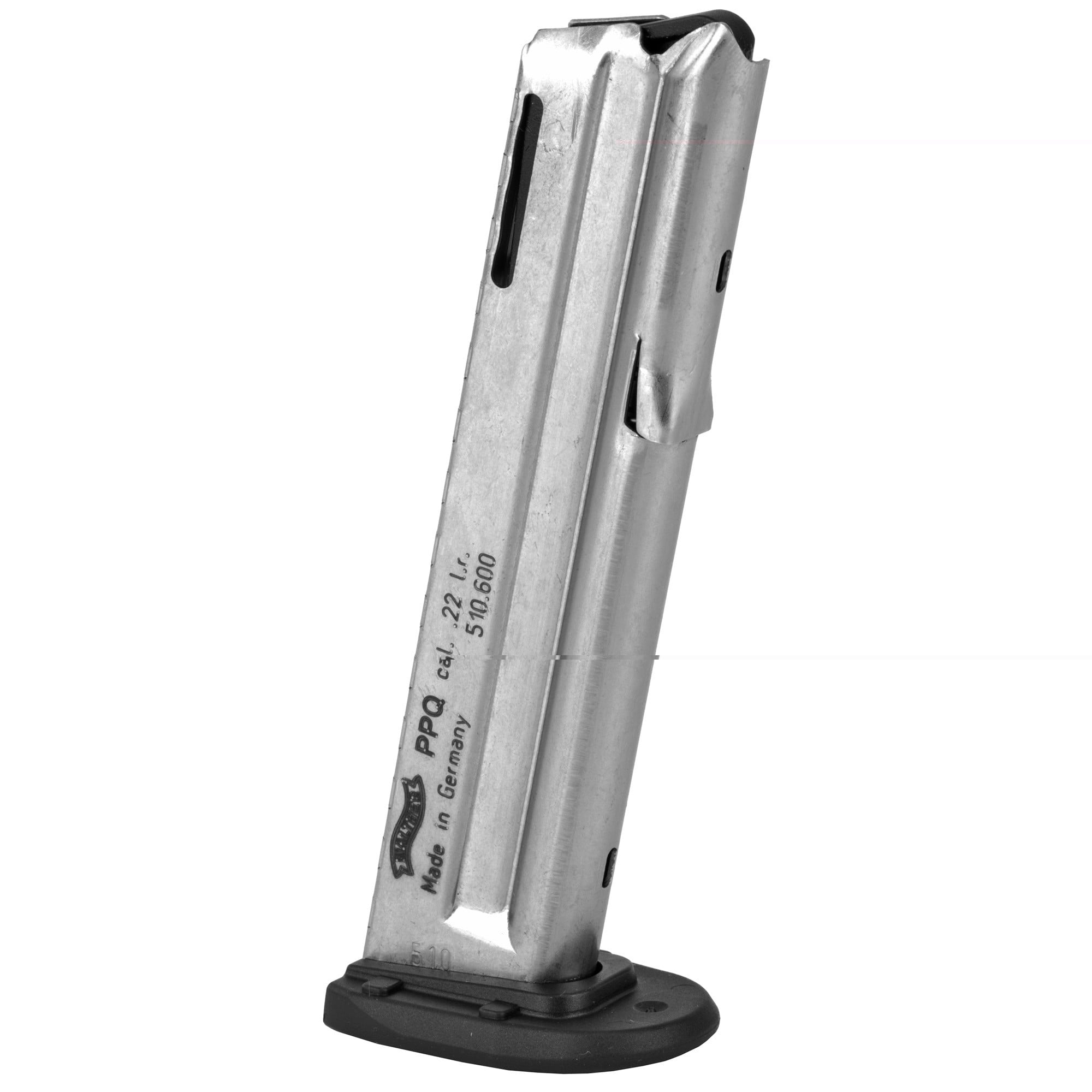 Walther Arms 51060002 PPQ12rd 22 LR For Walther PPQ Stainless Steel