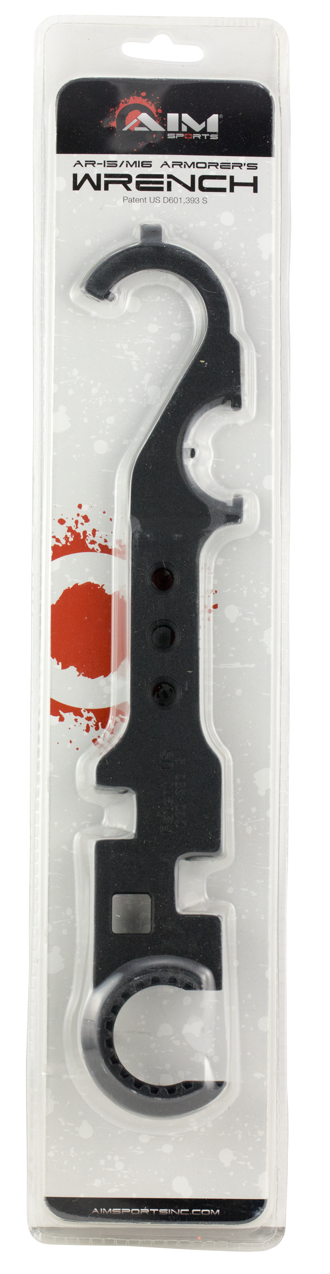 Aim Sports PJTW3 Combo WrenchBlack Powder Coated Steel Metal AR Platform