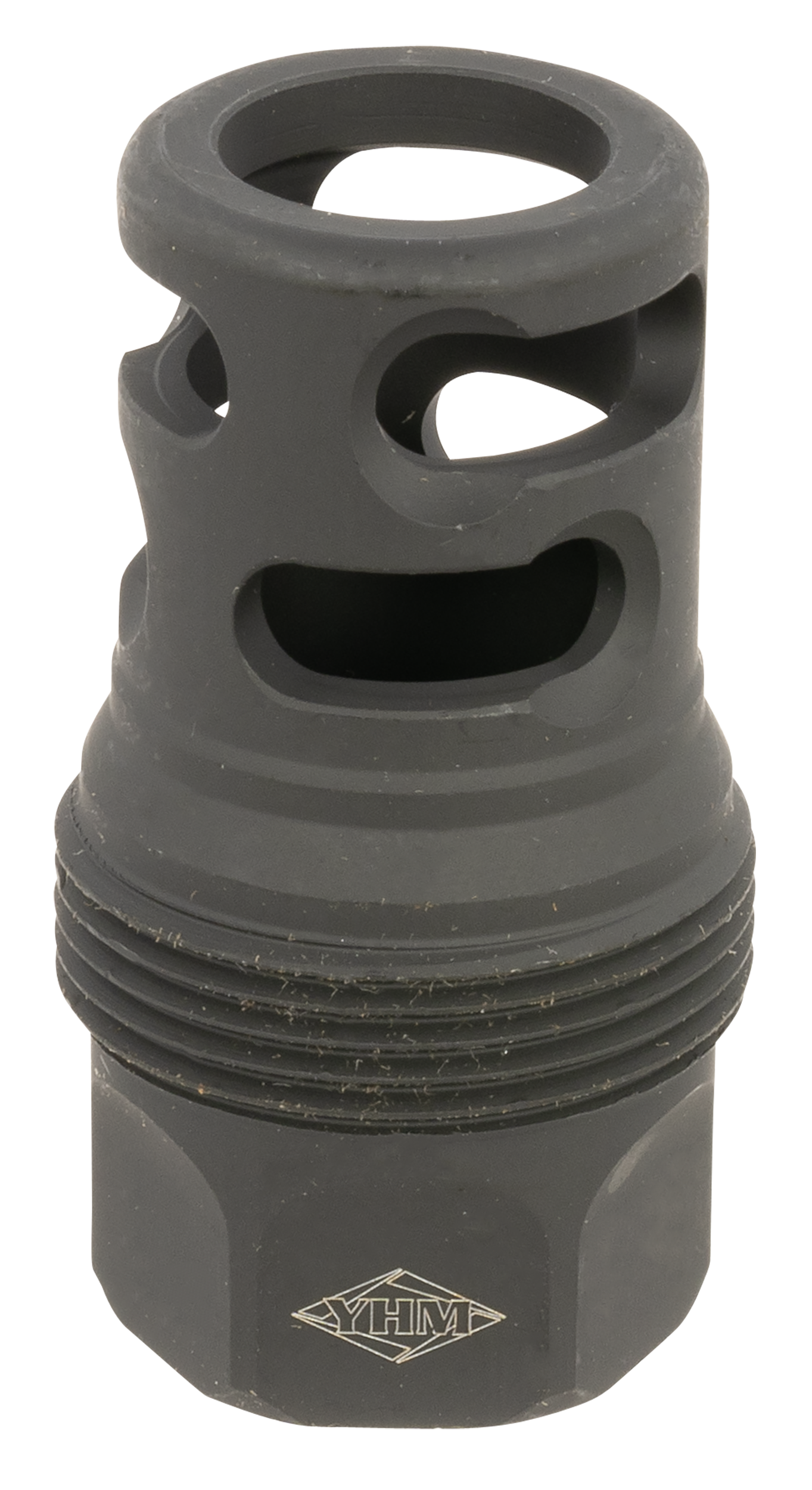Yankee Hill 4445MB32 sRx Q.D. Muzzle Brake Short Black Phosphate Steel with 5/8"-32 tpi for sRx Adapters