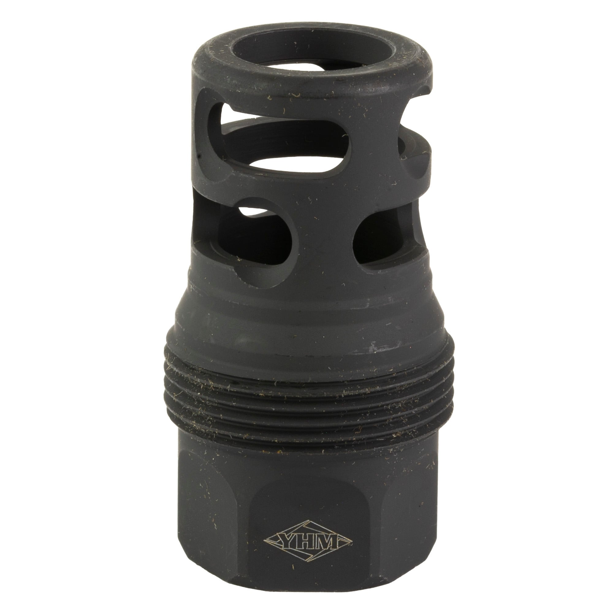 Yankee Hill 4445MB32 sRx Q.D. Muzzle Brake Short Black Phosphate Steel with 5/8"-32 tpi for sRx Adapters