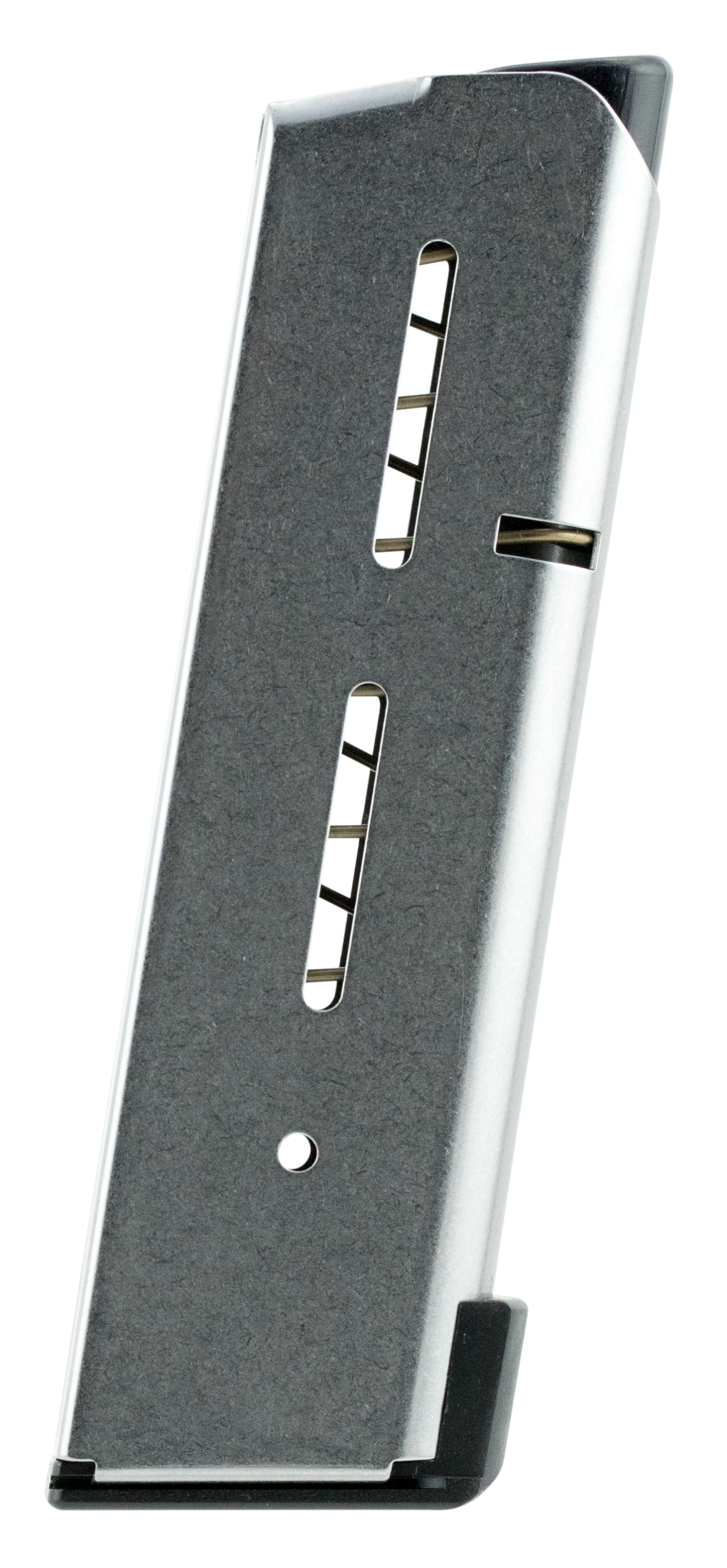 Wilson Combat 47DOX 1911Stainless Detachable with Lo-Profile Steel Floor Plate 8rd for 45 ACP 1911 Officer