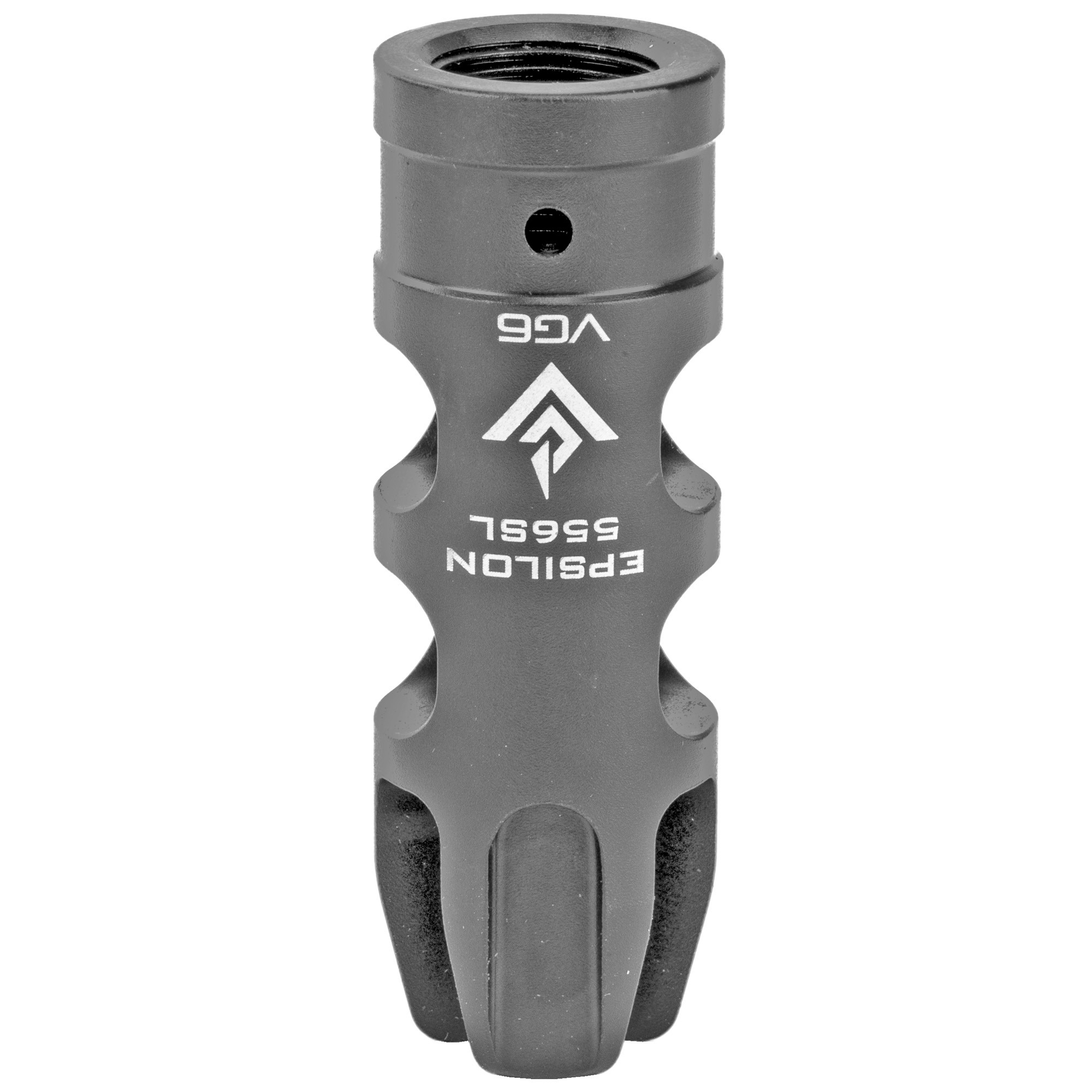 VG6 Precision Epsilon 556 SL Muzzle Brake 5.56mm 1/2"-28 Thread Stainless Steel