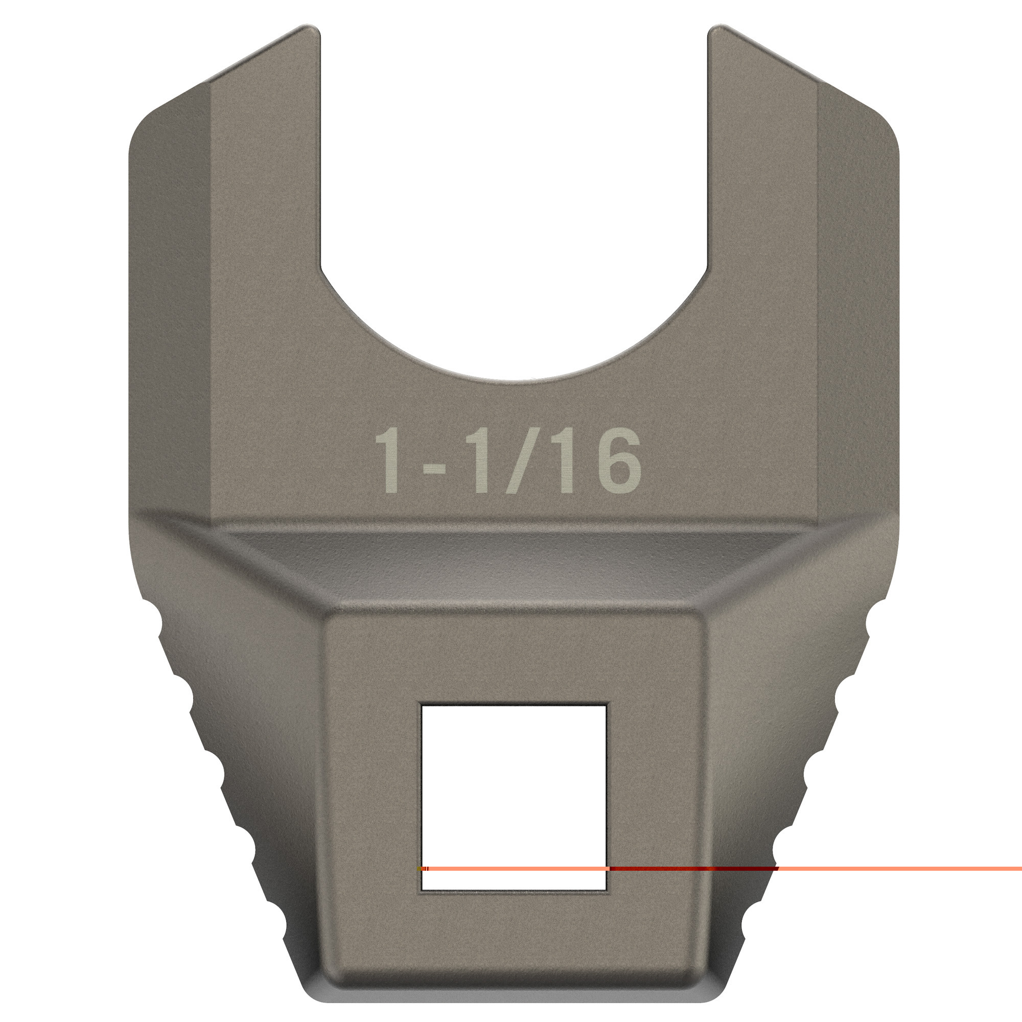 Real Avid AVMF1116BNW Master -Fit Barrell Nut Wrench 1 1/16" Titanium Titanium/Stainless Steel AR-Platform Free-Float Handle