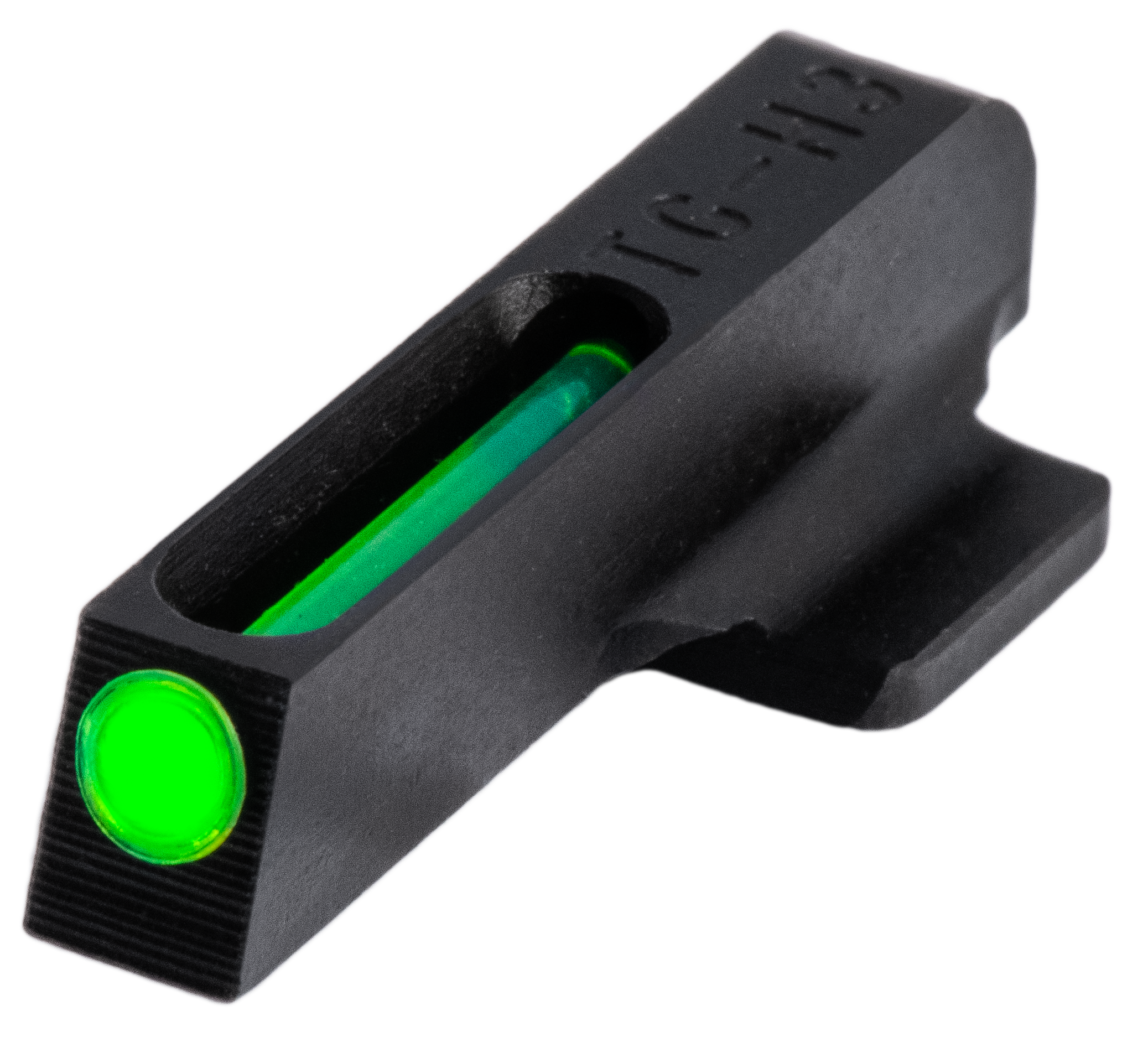 TruGlo TGTG131AT1Y TFOBlack | Green Tritium & Fiber Optic Front Sight Yellow Tritium & Fiber Optic Rear Sight