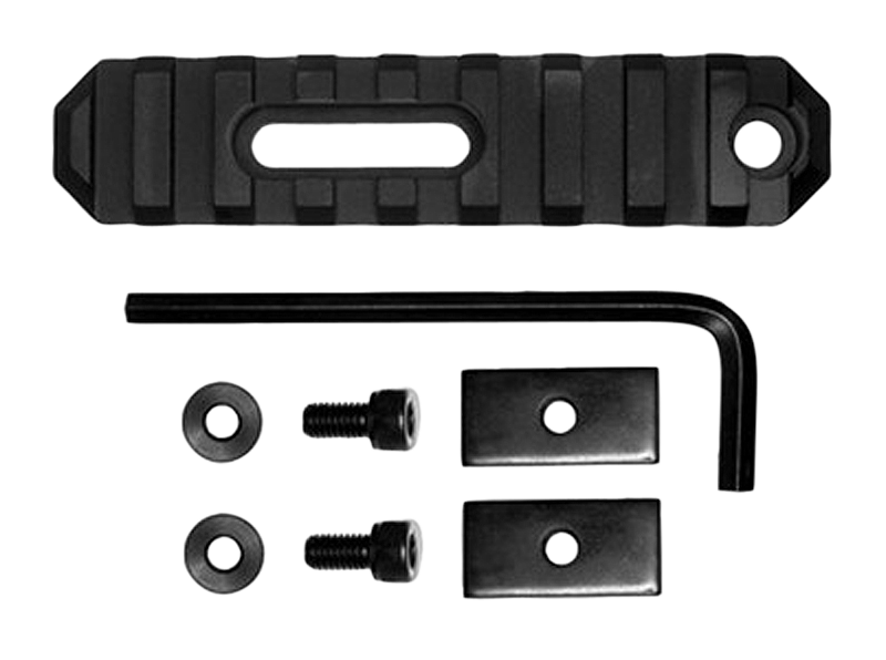 GrovTec US Inc GTSW190 M1913 Picatinny RailAR Platform 3.80" 9 Slot Black Aluminum