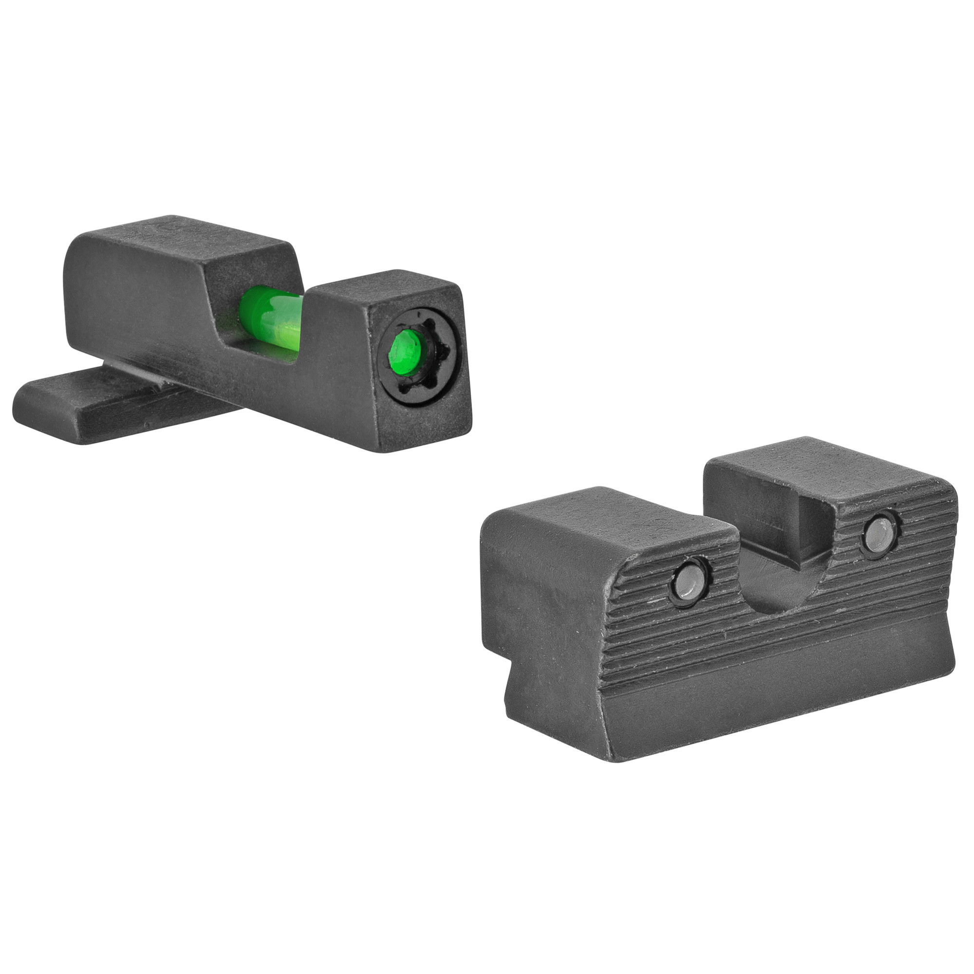 Trijicon DI Night Sight Set Springfield XD, XDM, XD Mod 2 Steel Matte 3-Dot Tritium Green Fiber Optic with Black Retainer