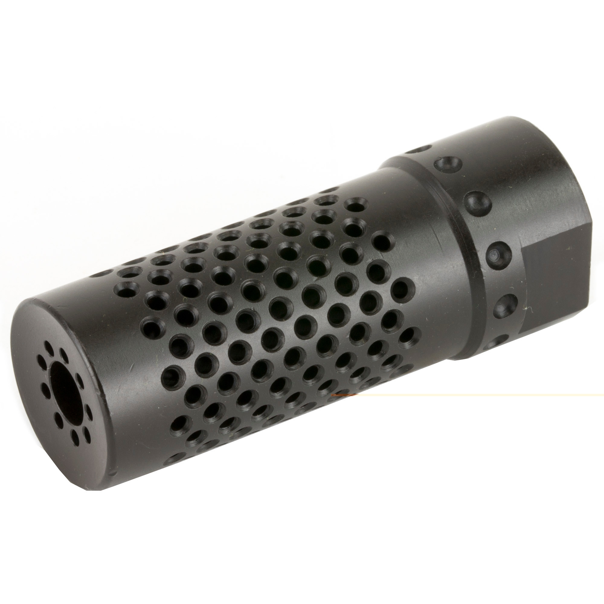 Spikes Tactical SBV1017 Dynacomp Extreme Muzzle Brake Black Nitride 416R Stainless Steel with 1/2"-28 tpi Threads & 2.25" OAL for 5.56x45mm NATO