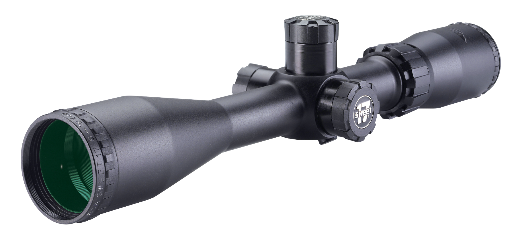 BSA Sweet 17 Rimfire Rifle Scope 6-18x 40mm Side Focus Duplex Reticle Matte Black