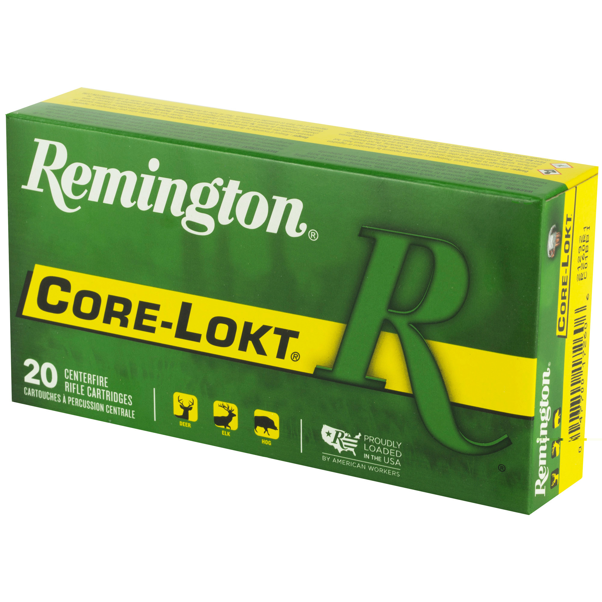 Remington Core-Lokt Ammunition 260 Remington 140 Grain Core-Lokt Pointed Soft Point 20RD