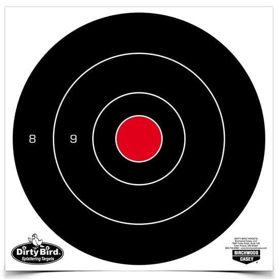 Birchwood Casey Dirty Bird 8" Bull's-eye Target 200 Targets