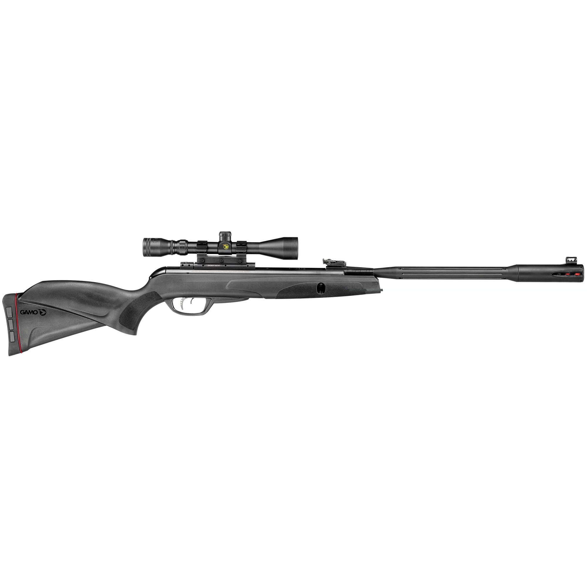 Gamo 6110063254 Whisper Fusion Mach1 Gas Piston 177 Black Black Receiver Black Molded All Weather Stock Scope 3-9x40mm