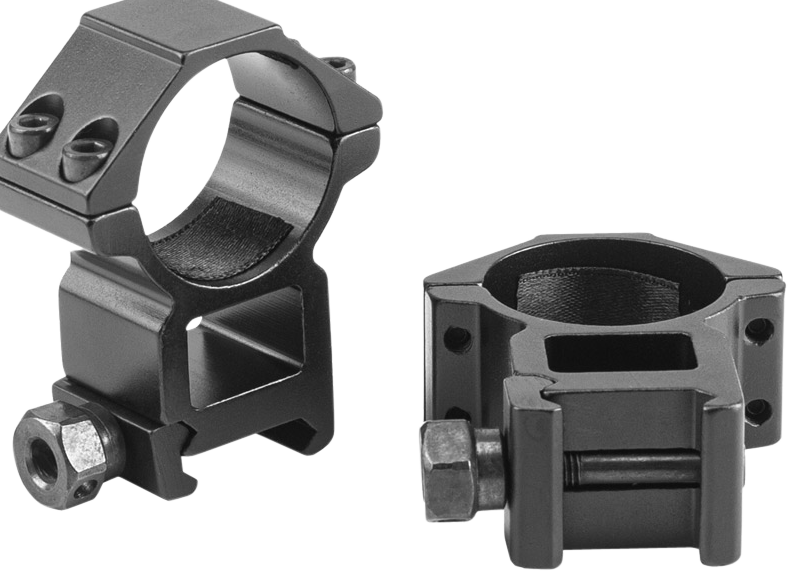 Riton Optics X1H Scope Ring Set Picatinny/Weaver High 1" Tube Matte Black Aluminum