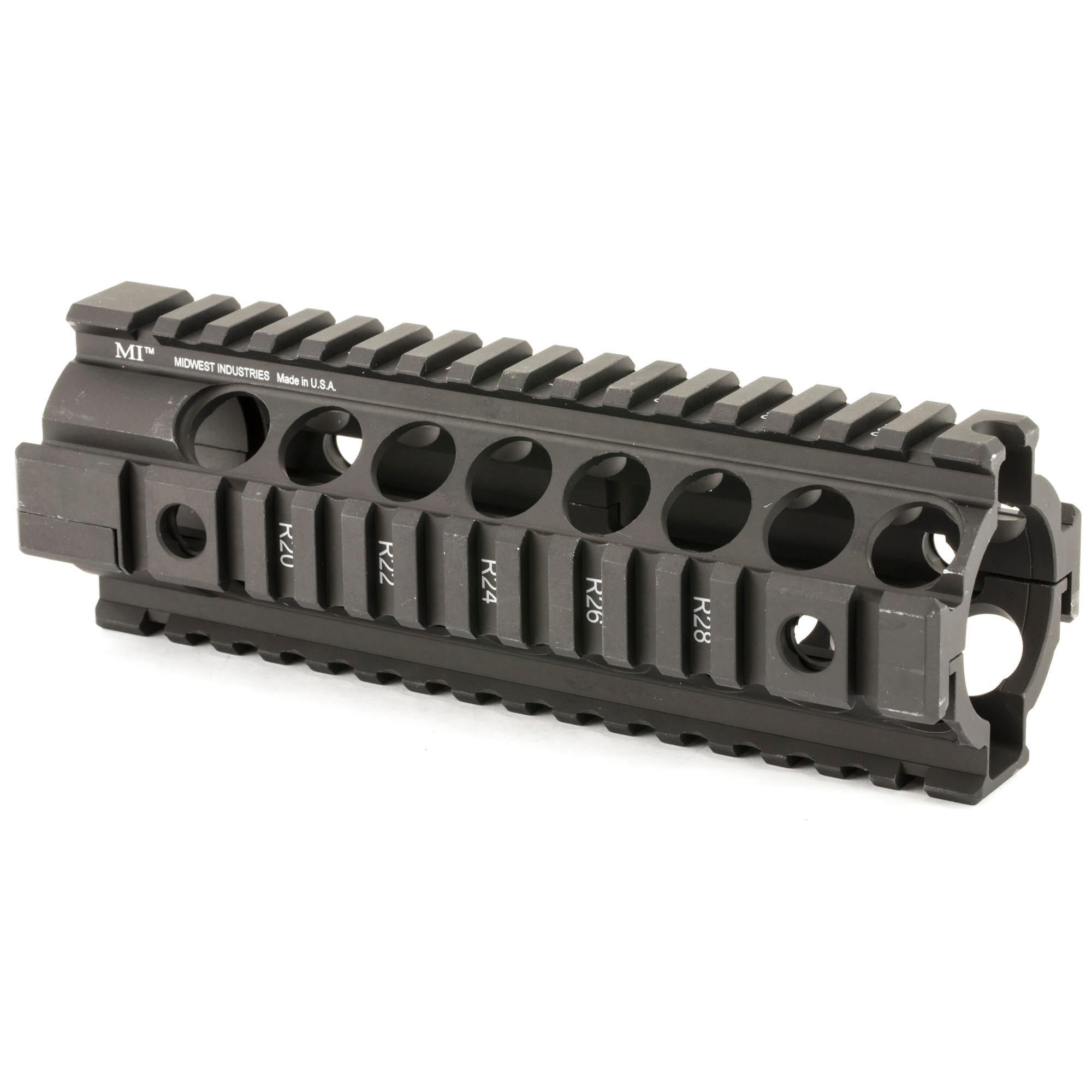 Midwest Industries Gen2 Two Piece Free Float Handguard, Carbine Length, Black MCTAR-20G2